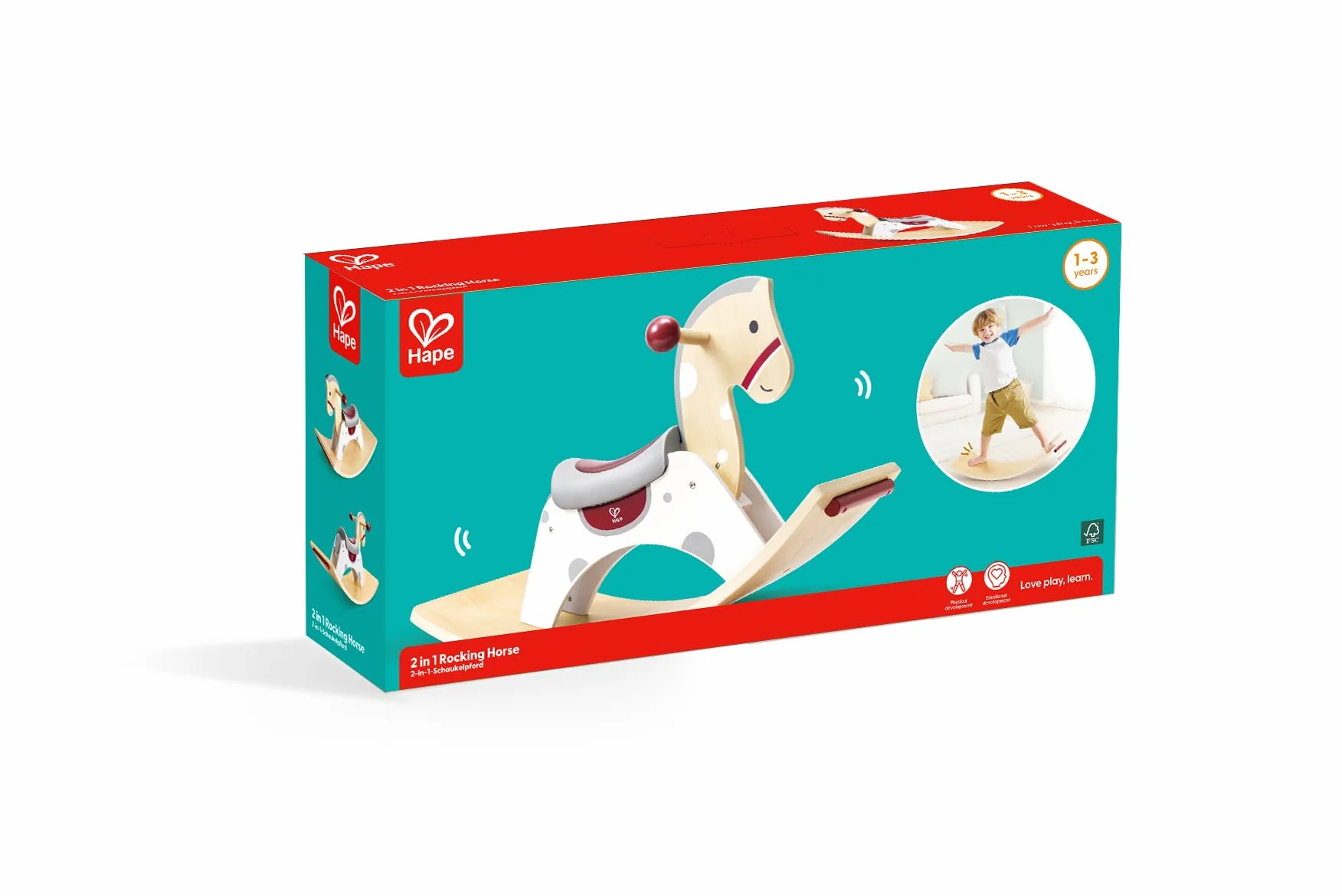 Hape Cavallo a Dondolo 2 in 1 – Divertimento e Sviluppo dell’Equilibrio