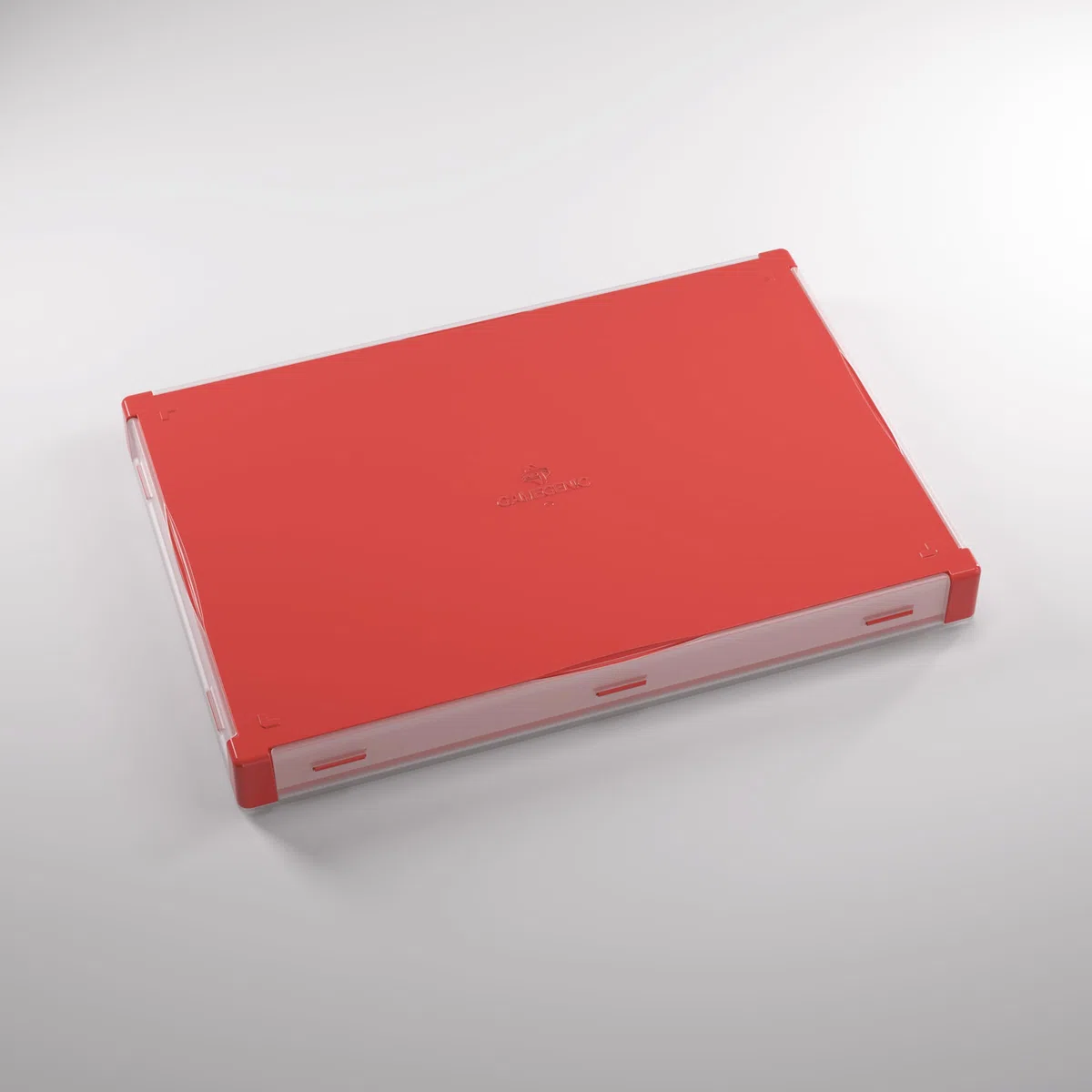 Gamegenic Token Silo XL Convertible - Soluzione versatile per accessori da gioco da tavolo, 15 vassoi rimovibili in 5 diverse dimensioni, scatola per gettoni impilabile, colore rosso, realizzato