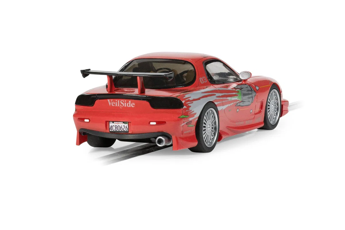 Auto Scalextric - C4592 The Fast And The Furious Mazda RX7, Dom Turetto - Macchinina da slot per piste e set - Idee regalo per bambini e adulti, Accessori Scalextric