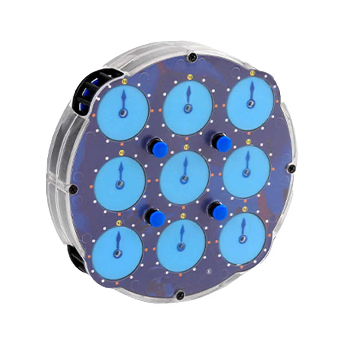Cubo R-ubik di decompressione | Puzzle cubo magnetico | Orologio R-ubik a doppio lato | Puzzle con orologio Speed Cube Toys | Regali del cubo R-ubik | Orologio cubico con ingranaggi intelligenti