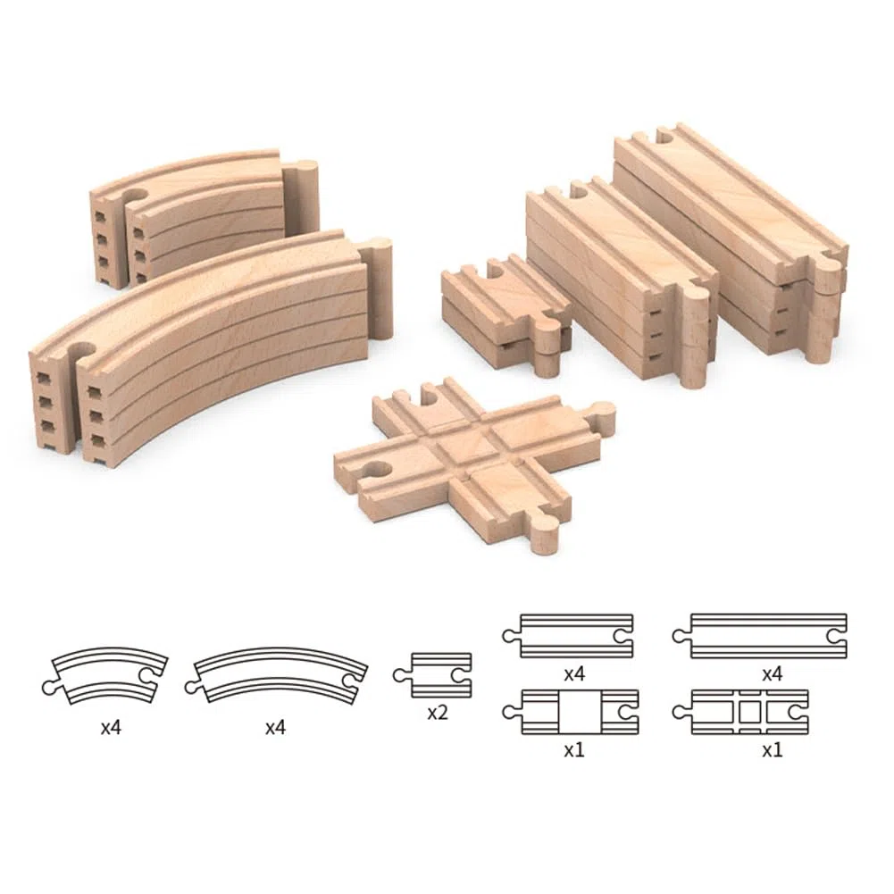 TOPLIVING Mondo ferroviario Grande kit di riparazione ferroviaria