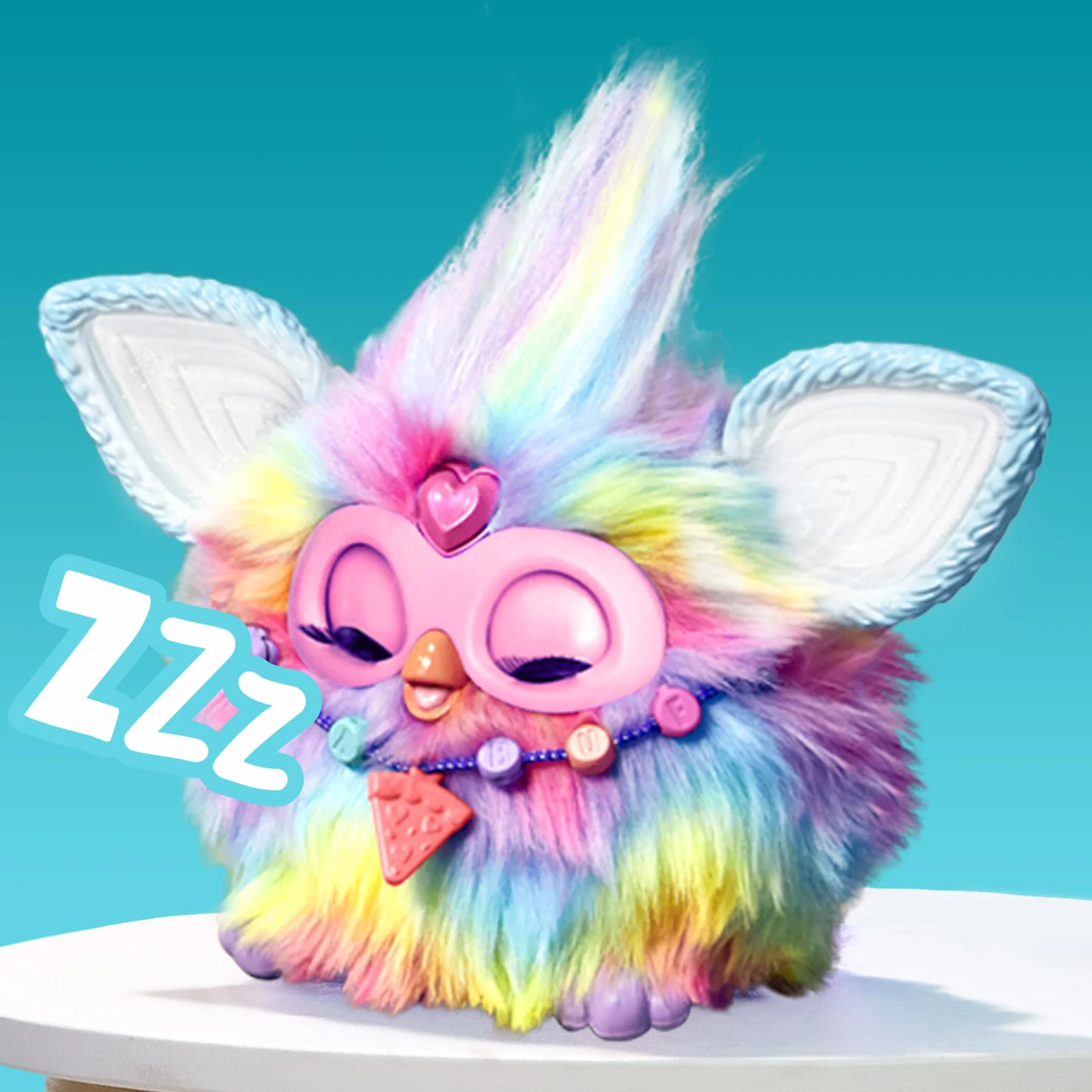 Furby Hasbro Tie Dye Peluche Elettronico per Bambini e Bambine dai 6 Anni in Su, Peluche con Suoni, Luci e 5 Modalità Vocali, Collezionabile, Multicolore