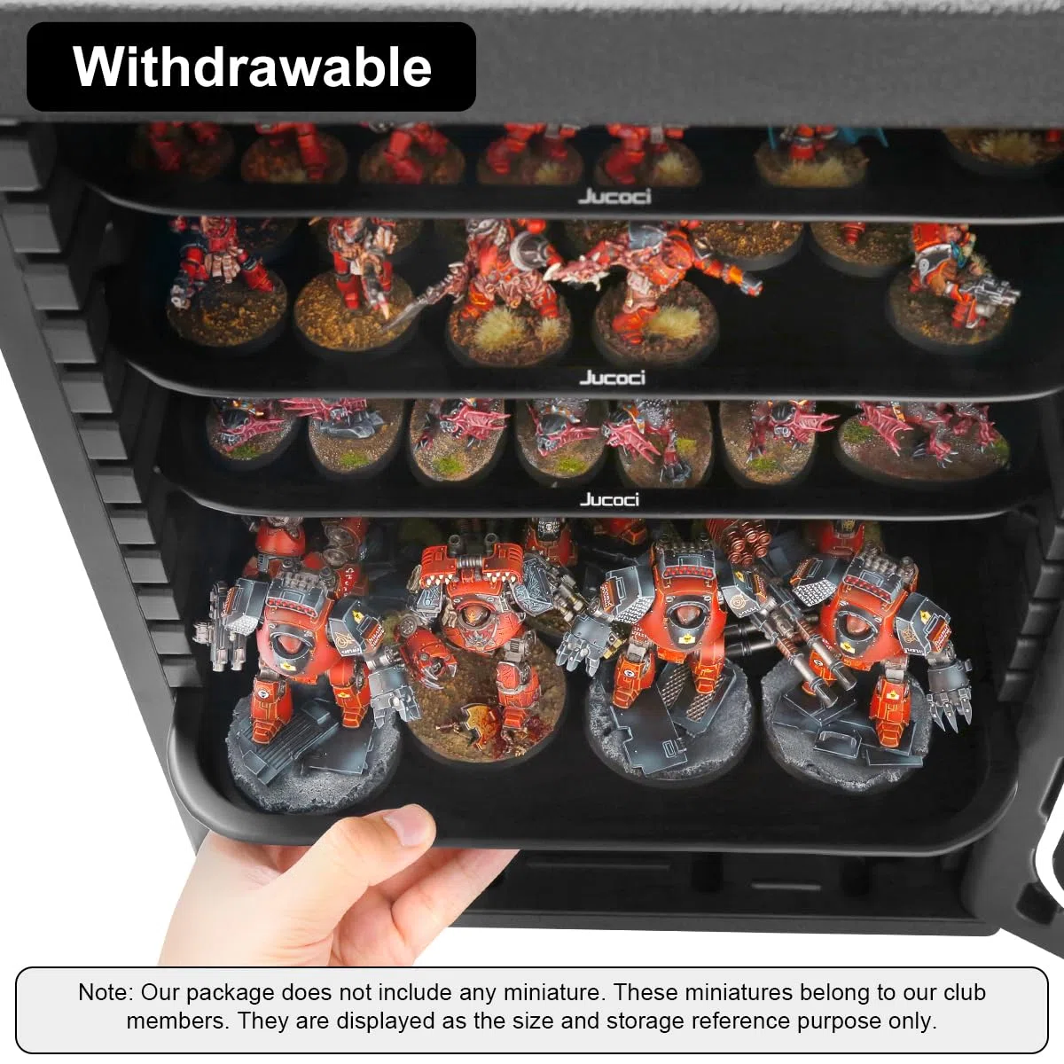Jucoci Miniatures Storage Case Miniatures Transport Case (Medium Size)