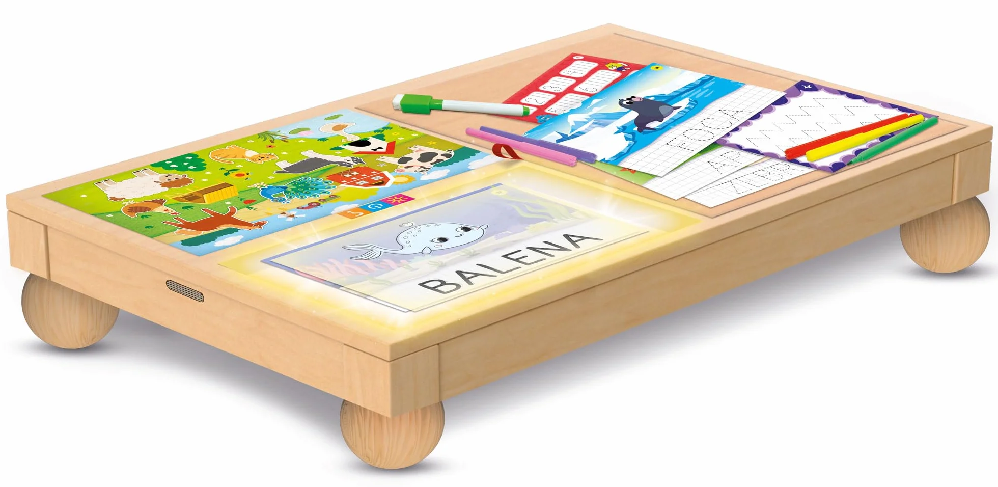 Liscianigiochi Montessori Legno tavolo multi Attivita'