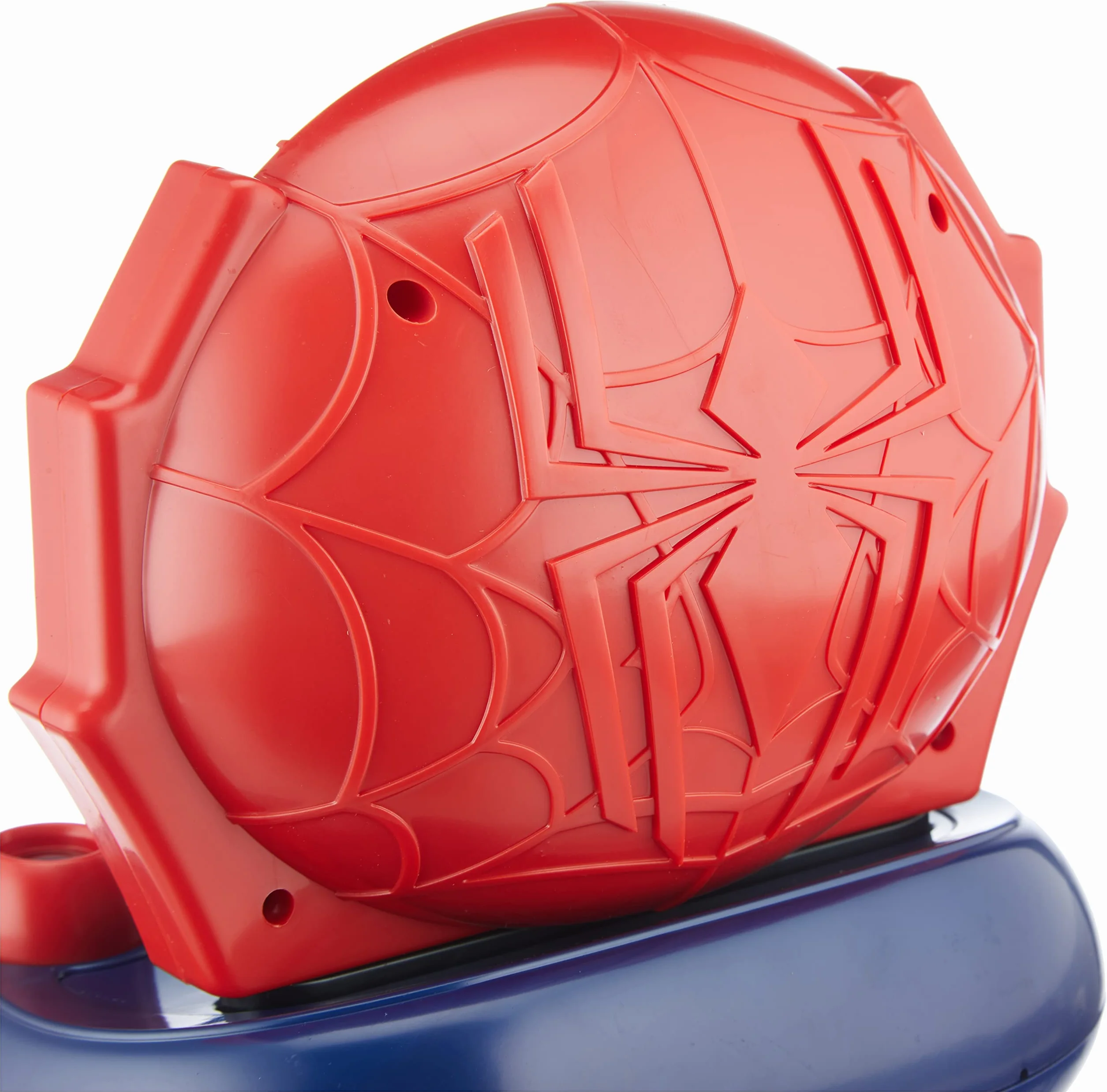 Lexibook, Spider-Man, Sveglia con proiettore per bambini, Luce notturna e proiezione dell'ora sul soffitto, Effetti sonori, Alimentazione a batteria, Rosso, RP500SP
