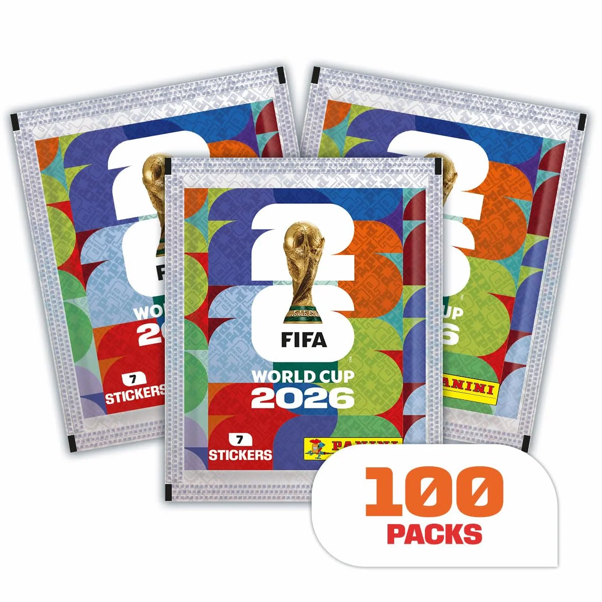 Panini Collezione ufficiale di adesivi FIFA World Cup 2026™ (scatola da 100 sacchetti)