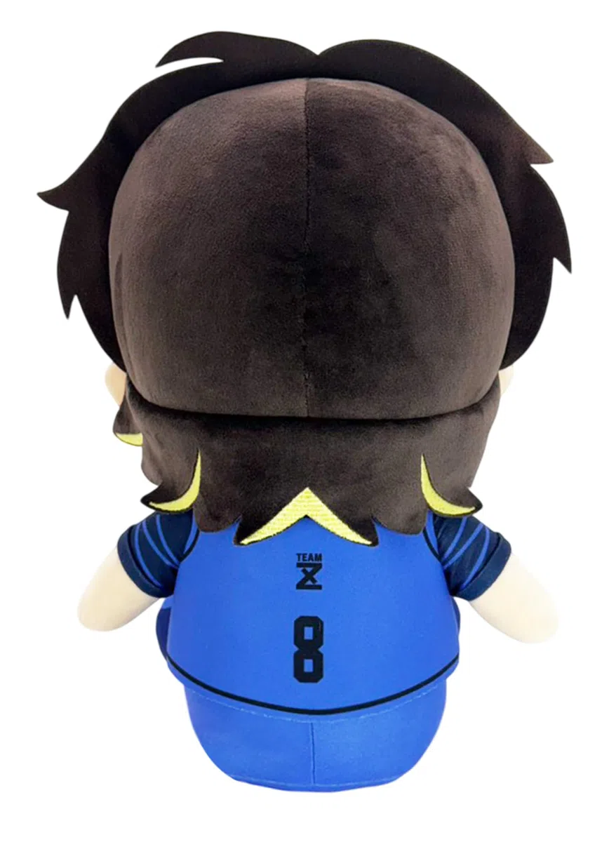Great Eastern Entertainment Blue Lock Meguru Bachira Team Z Uniforme Seduto Pose Peluche 30,5 cm