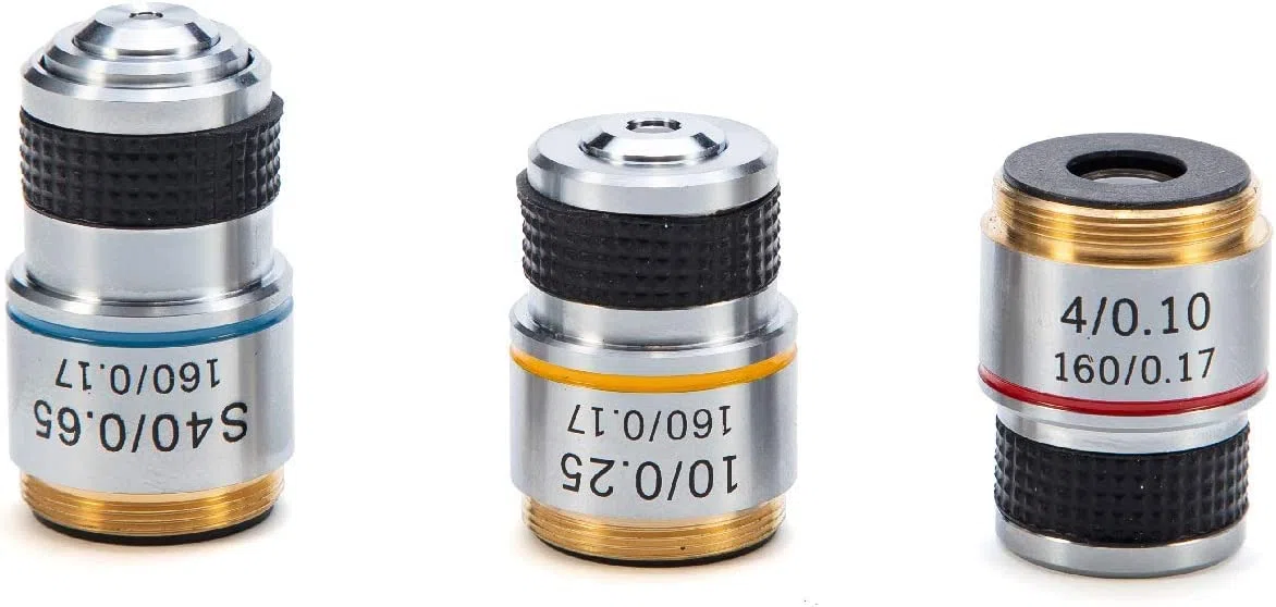 SWIFT Microscopio monoculare composto SW150 con ingrandimento 40X-1000X, ottica in vetro, oculare extra 25X, messa a fuoco grossolana e fine, doppia illuminazione e capacità senza fili
