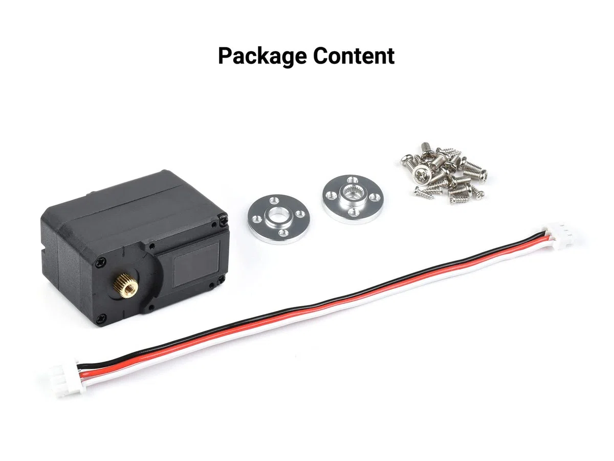 Waveshare 30KG Serial Bus Servo High Precision Magnetic Encoder 360° Two-Way Feedback Servo/Motor Mode