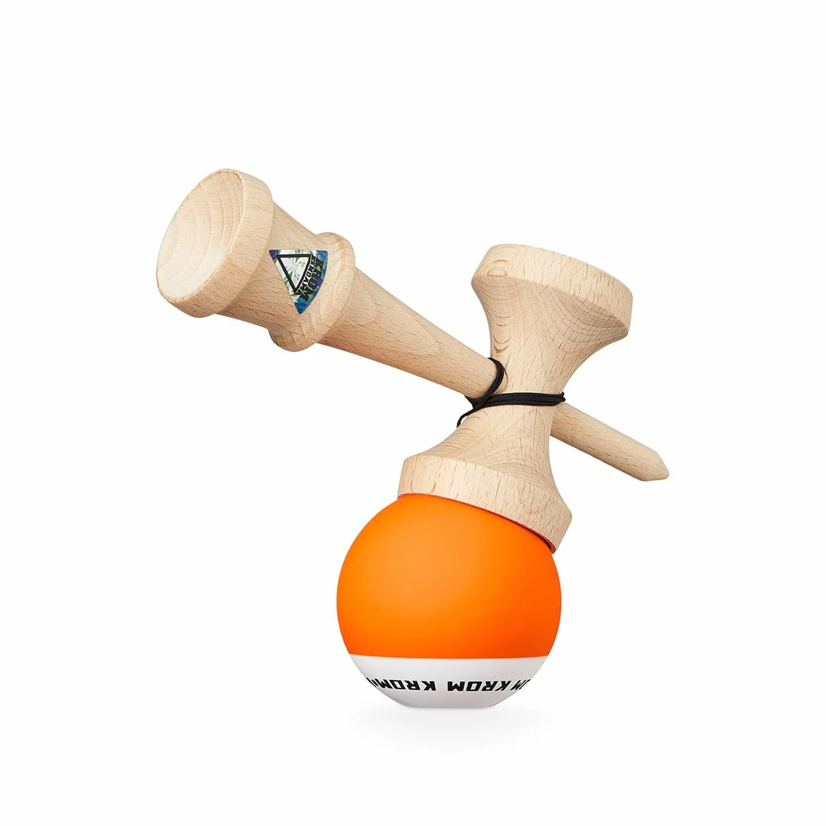 KROM Kendama Gioco - Pop Arancia - Equilibrio impeccabile - Abilità Cognitive migliorate - Equilibrio, riflessi e creatività migliorati - Modello Kendama PRO Fatto per Principianti e Professionisti.