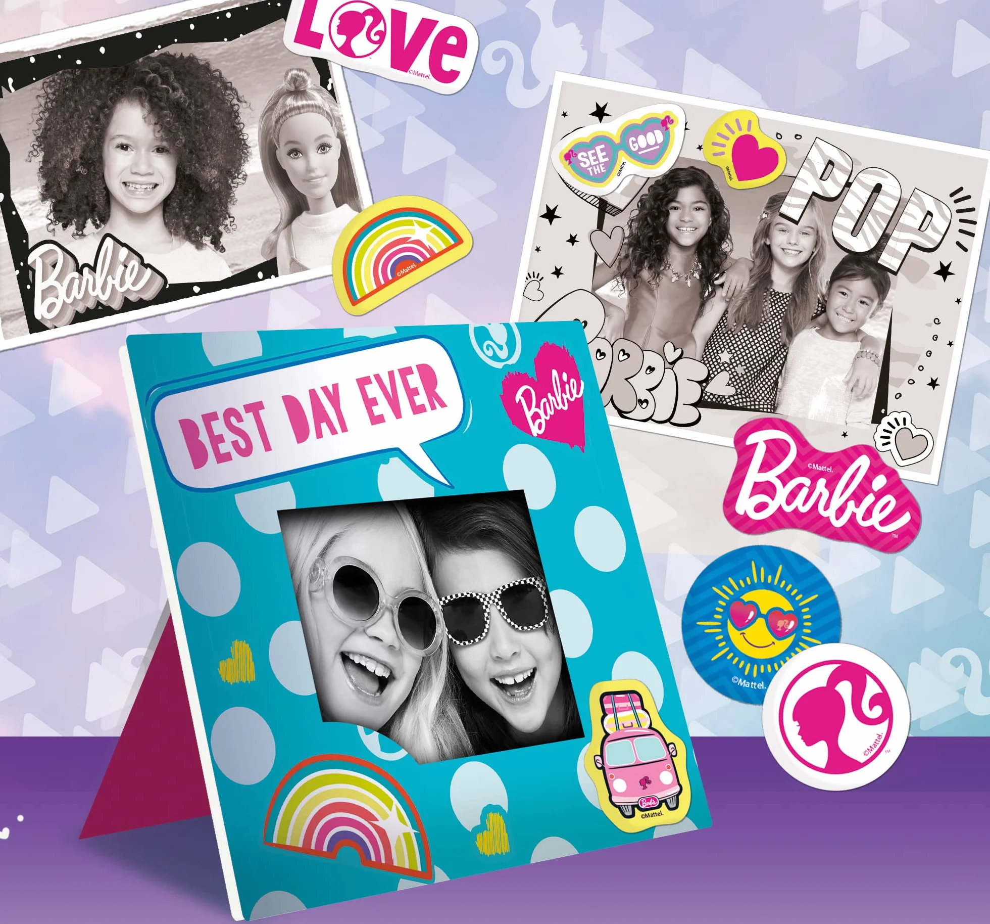 Lisciani Giochi- Barbie Print Cam Hi-Tech, Bambini Da 5 Anni, Fotocamera Istantanea, Stampa Subito Le Tue Foto, Funzione Video E Selfie, Multicolore, 97050, ‎38.8 x 28.5 x 5.7 cm, 300 grammi