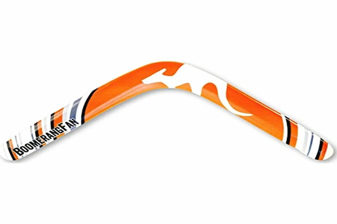 BoomerangFanNATURAL-R - Boomerang Naturale per destrorsi, 42,5 cm