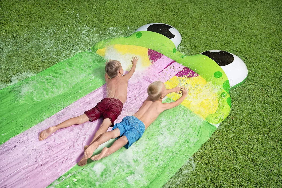 Bestway Scivolo d'Acqua per Bambini Frog 3 Anni+