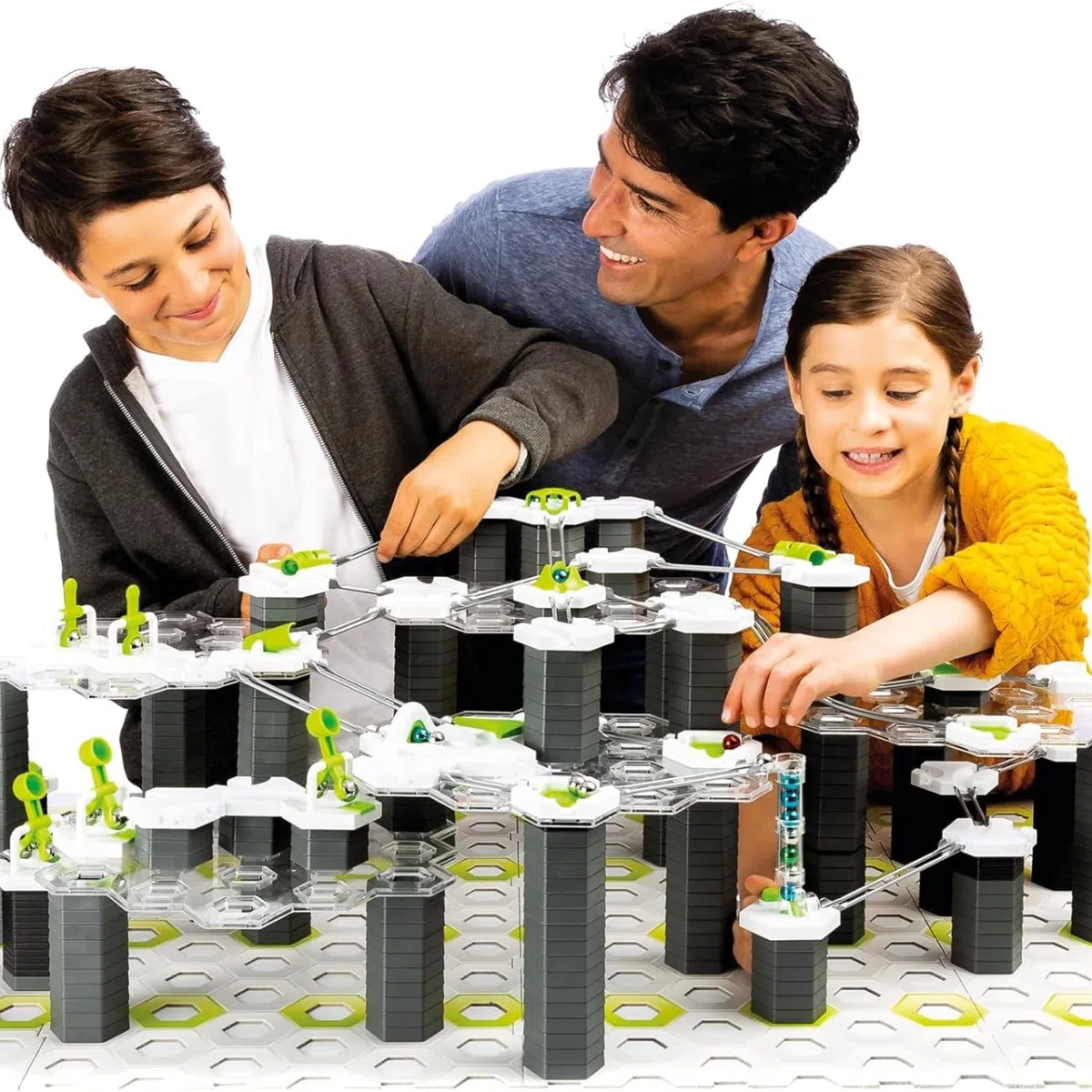 Ravensburger - Gravitrax Actionset FlipnDip | Pista Biglie Con 107 Pezzi | Rompicapo Bambini Con Le Biglie | Giochi Bambino 8 Anni Maschio | Giochi Per Bambini Compatibili Con Tutti I Gravitrax