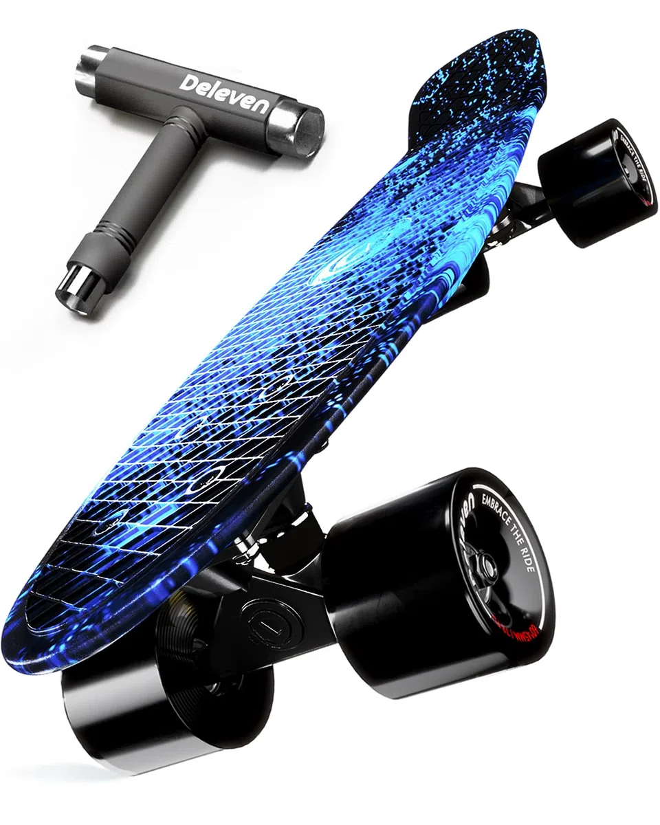 Skateboard Mini Cruiser per Bambini e Adulti - Skate per Età 5-10 Anni