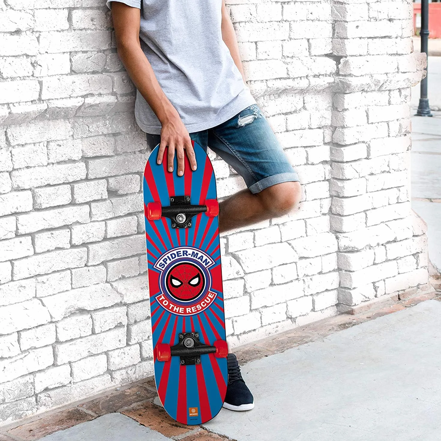 Mondo Toys - SKATEBOARD in legno 9 strati e ruote in pvc per bambini