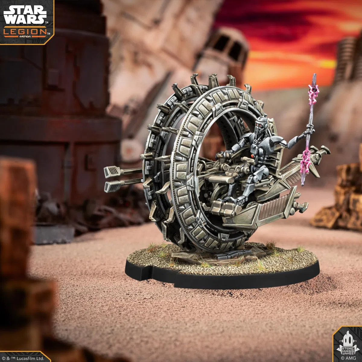 Asmodee, Star Wars: Legion – TSMEU-6 Personal Wheel Bikes (ruota), versione DE, espansione per tablet per 2 giocatori dai 14 anni in su, con tempo di riproduzione di 120-180 minuti, multilingue