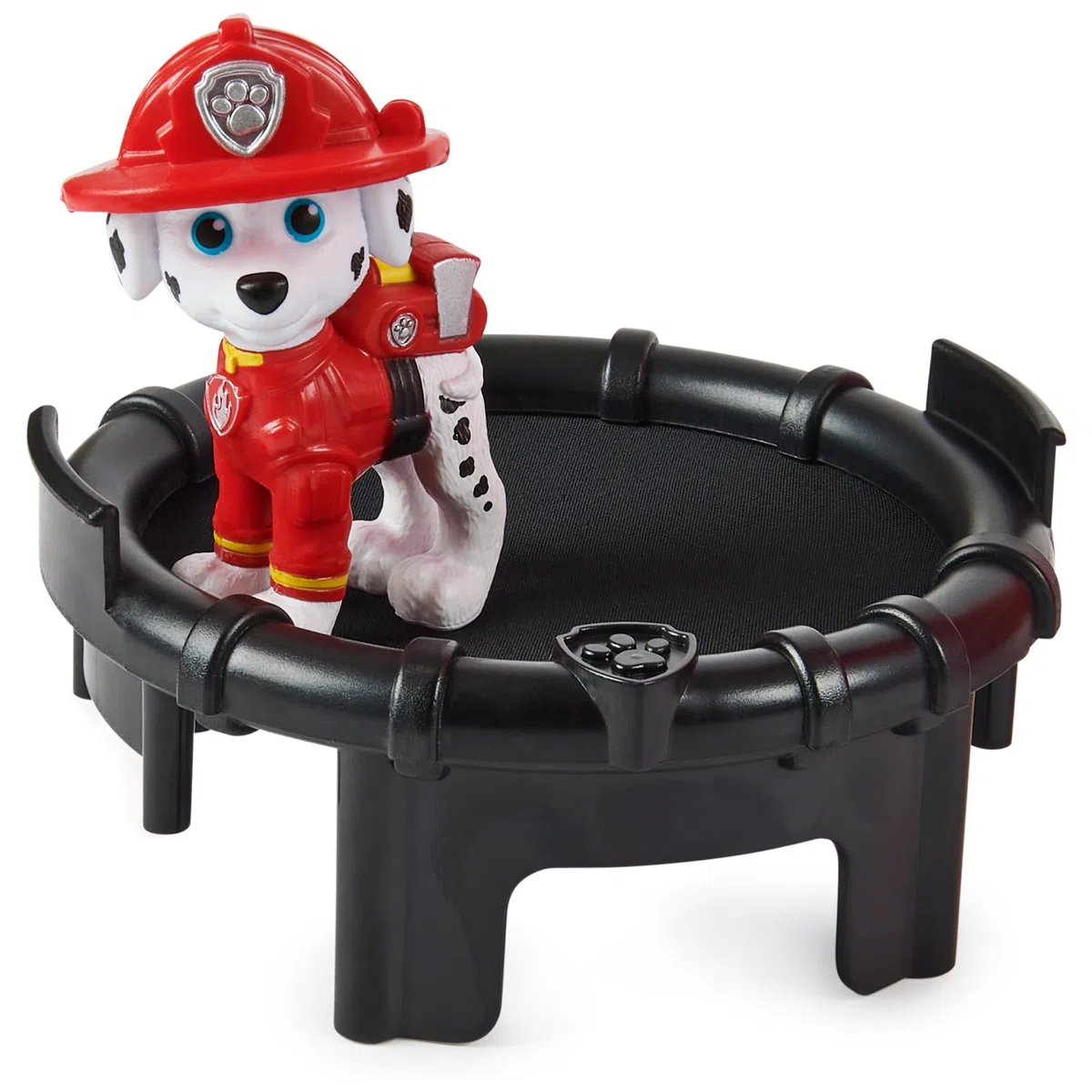 Paw Patrol Marshall's Transforming Fire Truck with Ladder Lights Sounds Collectible Action Figure Toys for Kids Ages 3+