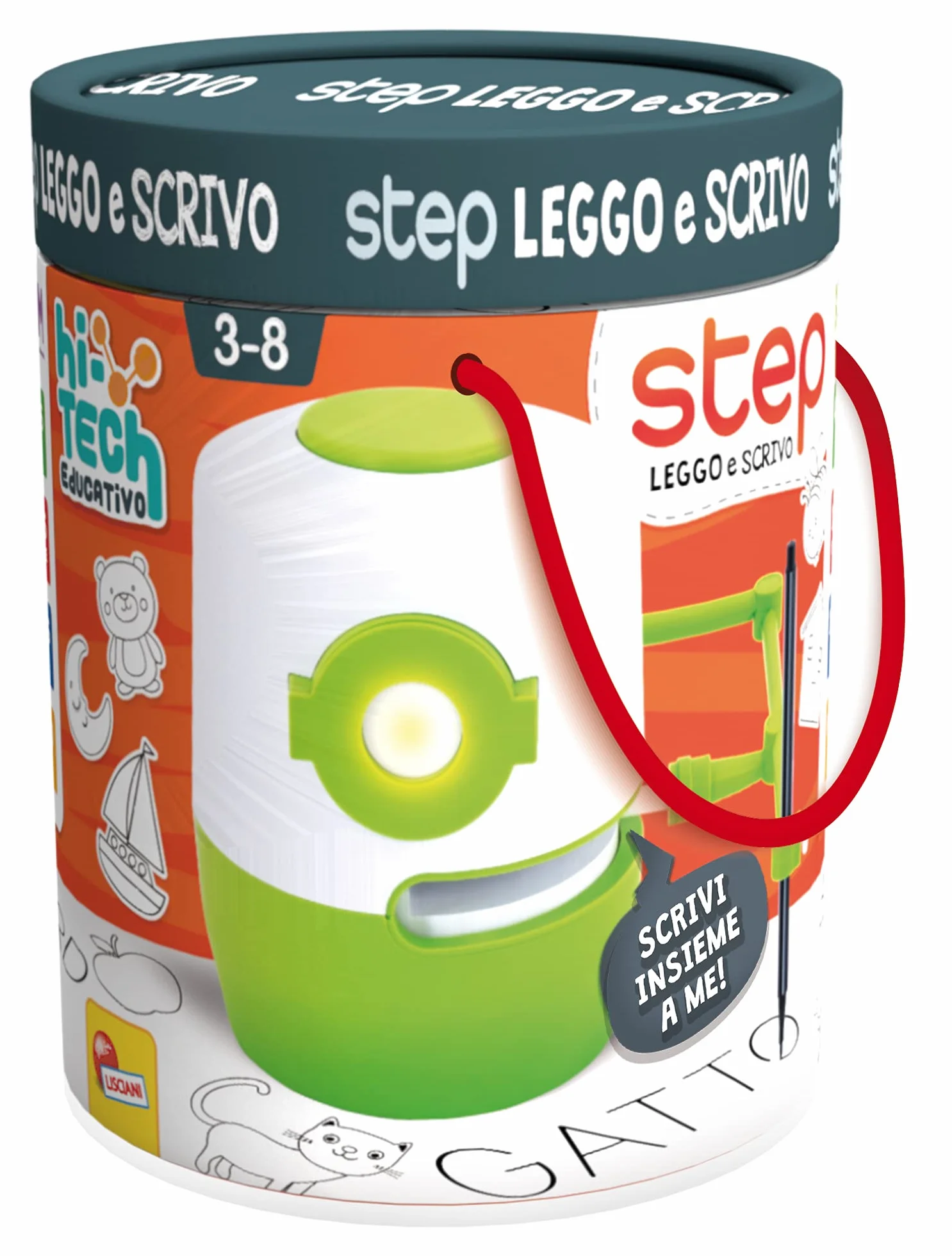 Liscianigiochi- Step Leggo e Scrivo, Colore, dai 3 agli 8 anni, 95025