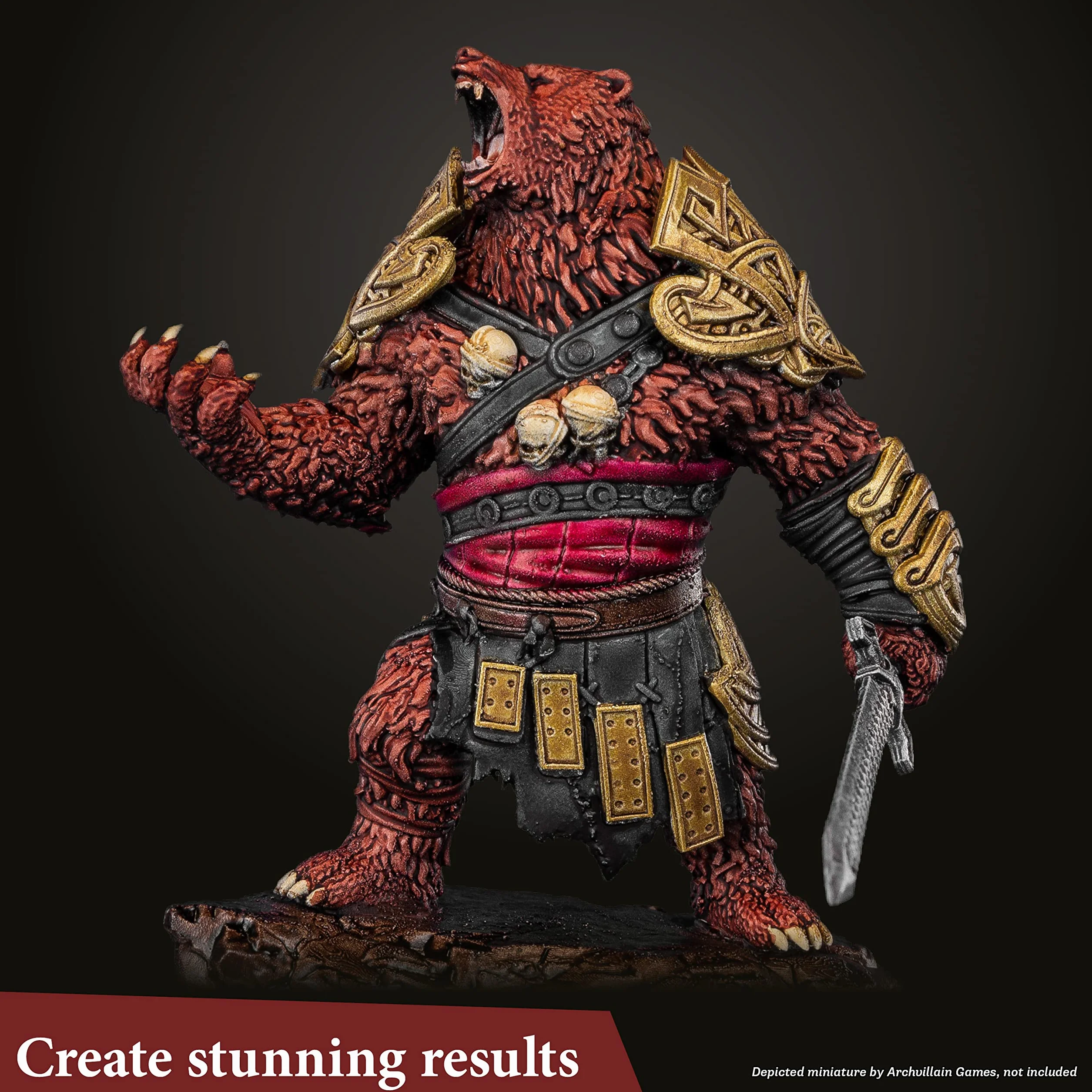 The Army Painter Speedpaint Most Wanted Set 2.0, Colori Acrilici Set Con 24 Bottiglie Da 18ml Di Gamma Di Colori Dal Speedpaint Starter Set, Incluso 1 Pennello Base Per La Pittura Di Miniature D&D