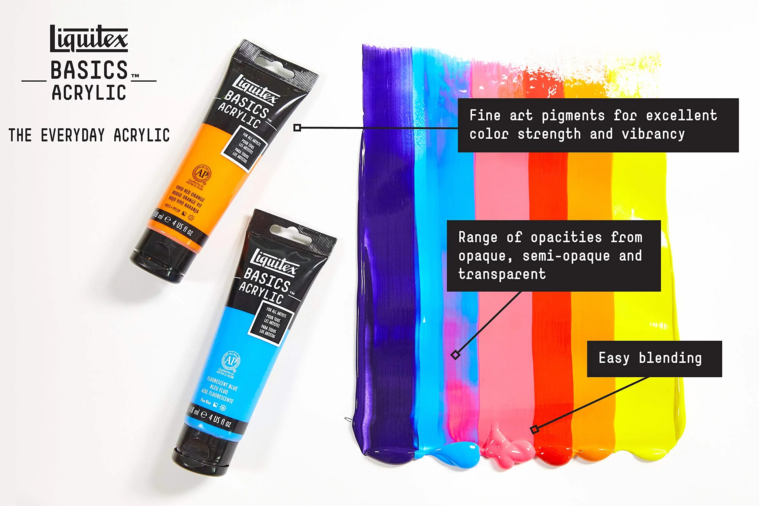 Liquitex Basics Set 48 Tubi Da 22 ml
