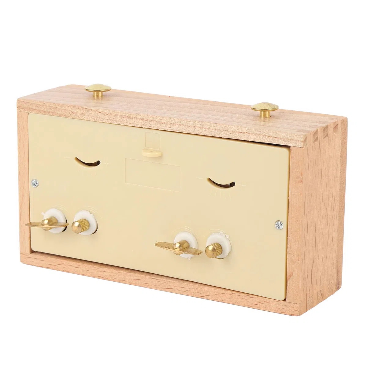 Ausla Timer Orologio degli Scacchi Strumento Meccanico Tempistica Legno retrò per Scacchi Cinesi Weiqi