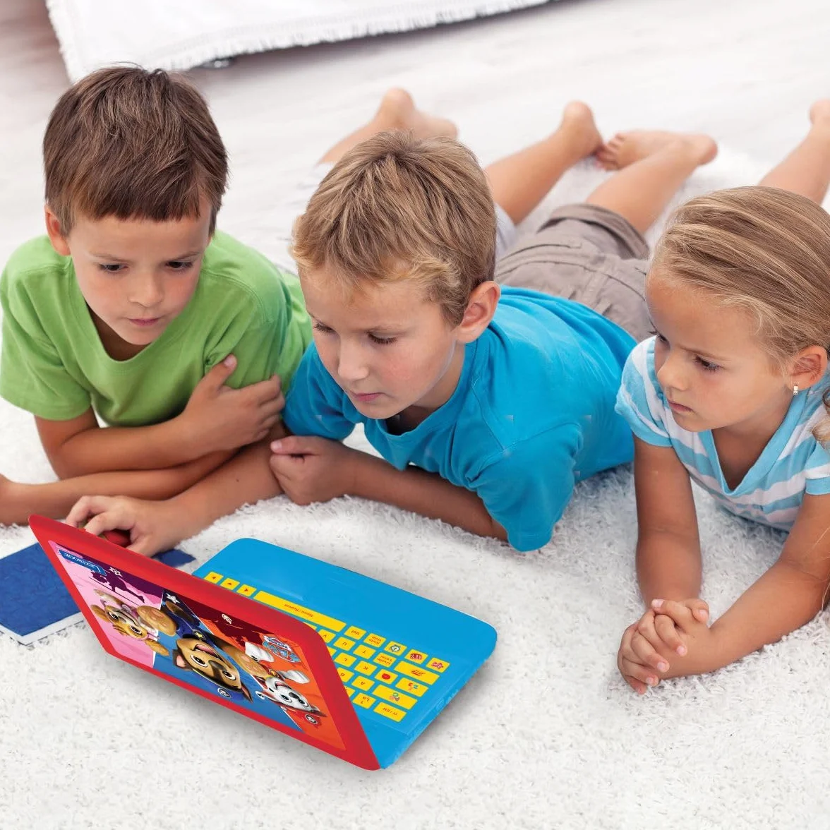 Lexibook, Paw Patrol, Laptop Educativo Bilingue, Inglese e Italiano, 164 Attività, Matematica, Giochi di Logica, Modalità Musicale, Grande Schermo LCD, Rosso/Blu, JC601PAi5LXB