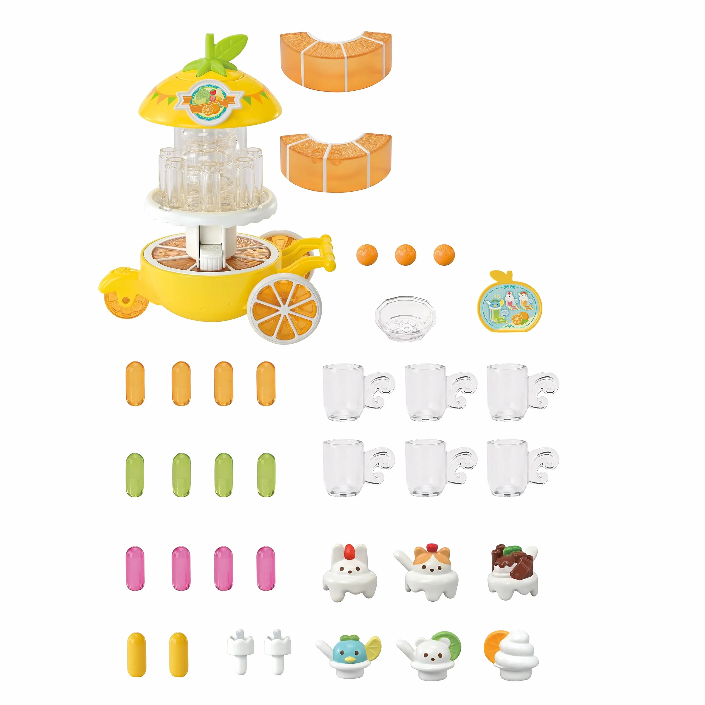 Sylvanian Families - 5861 Uccelli Agrumi– Chiosco di Succhi - Set Gioco Bambole