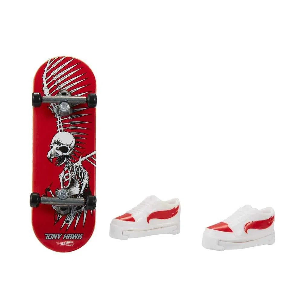 Hot Wheels Mattel - Mini skateboard Scarpe incluse. Modelli assortiti, multicolore (HGT59)