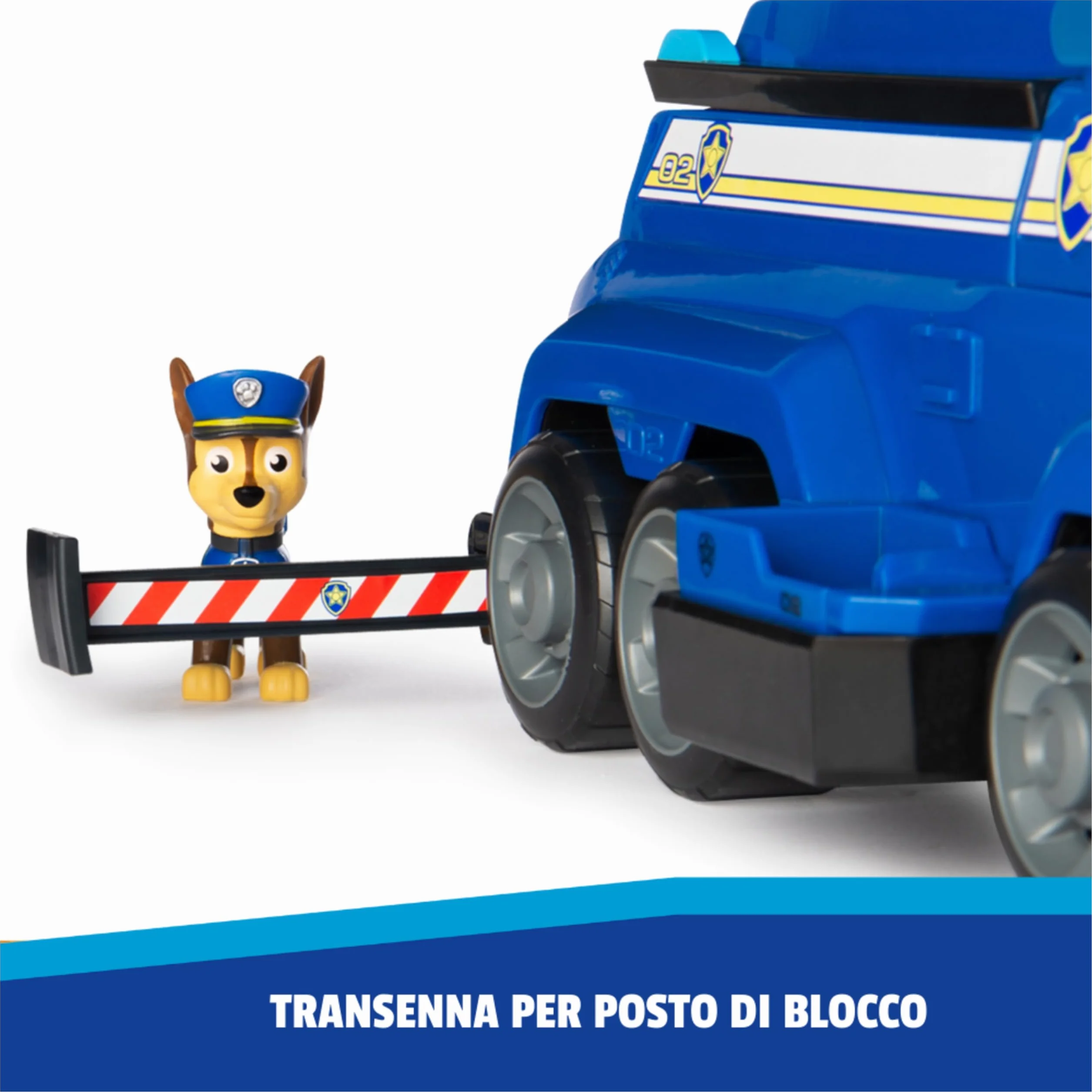 Paw Patrol Team Cruiser, Veicolo di Grosse Dimensioni con Action Figure Speciali di Chase, Marshall, Skye, Rubble, Rocky e Zuma, Giocattoli per Bambini e Bambine da 3 Anni in su