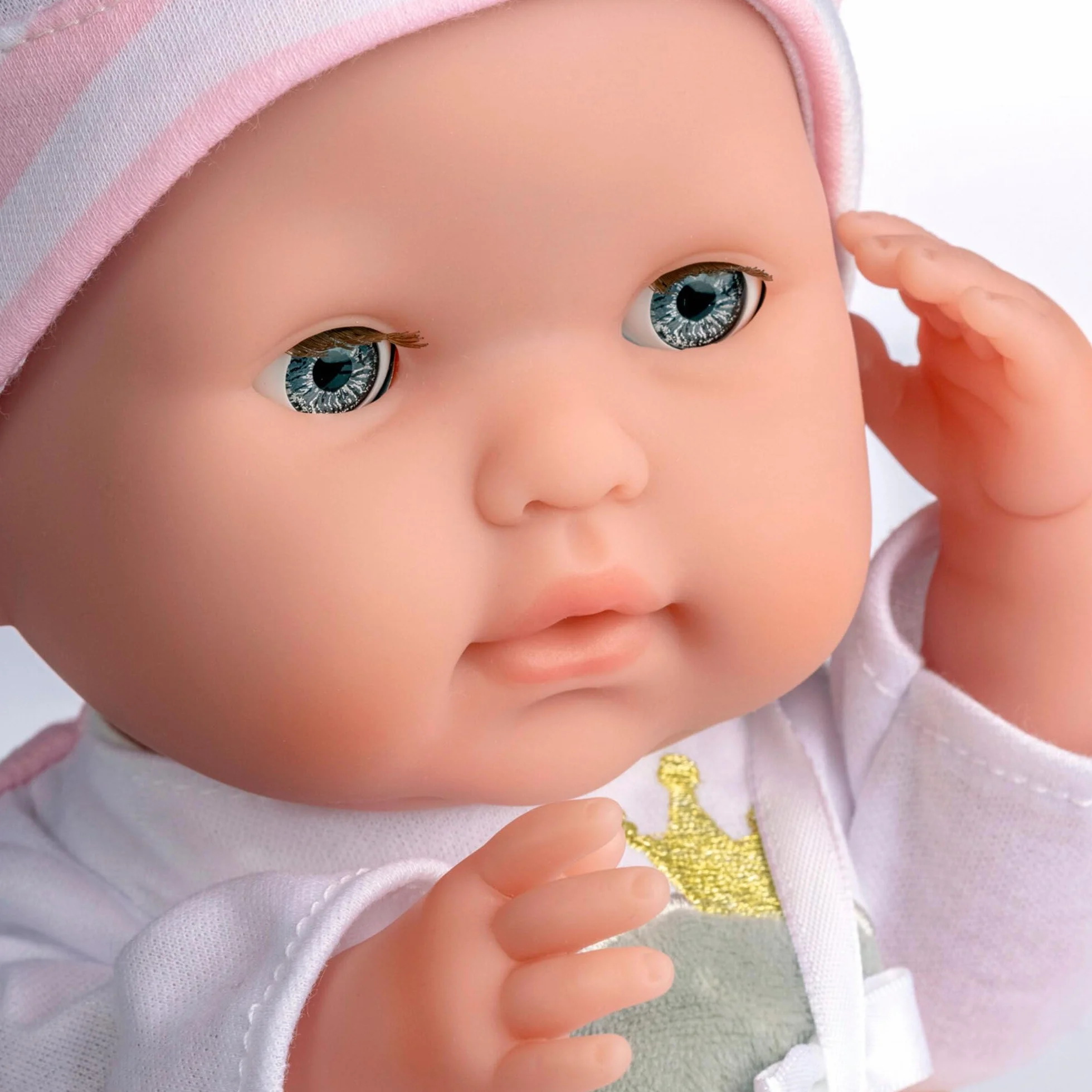 JC TOYS – Berenguer Boutique Bambola neonato naturale, 38 cm, corpo morbido, con accessori Il vestito può cambiare
