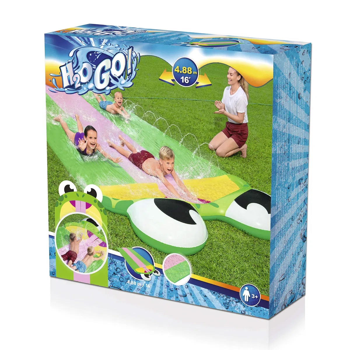 Bestway Scivolo d'Acqua per Bambini Frog 3 Anni+