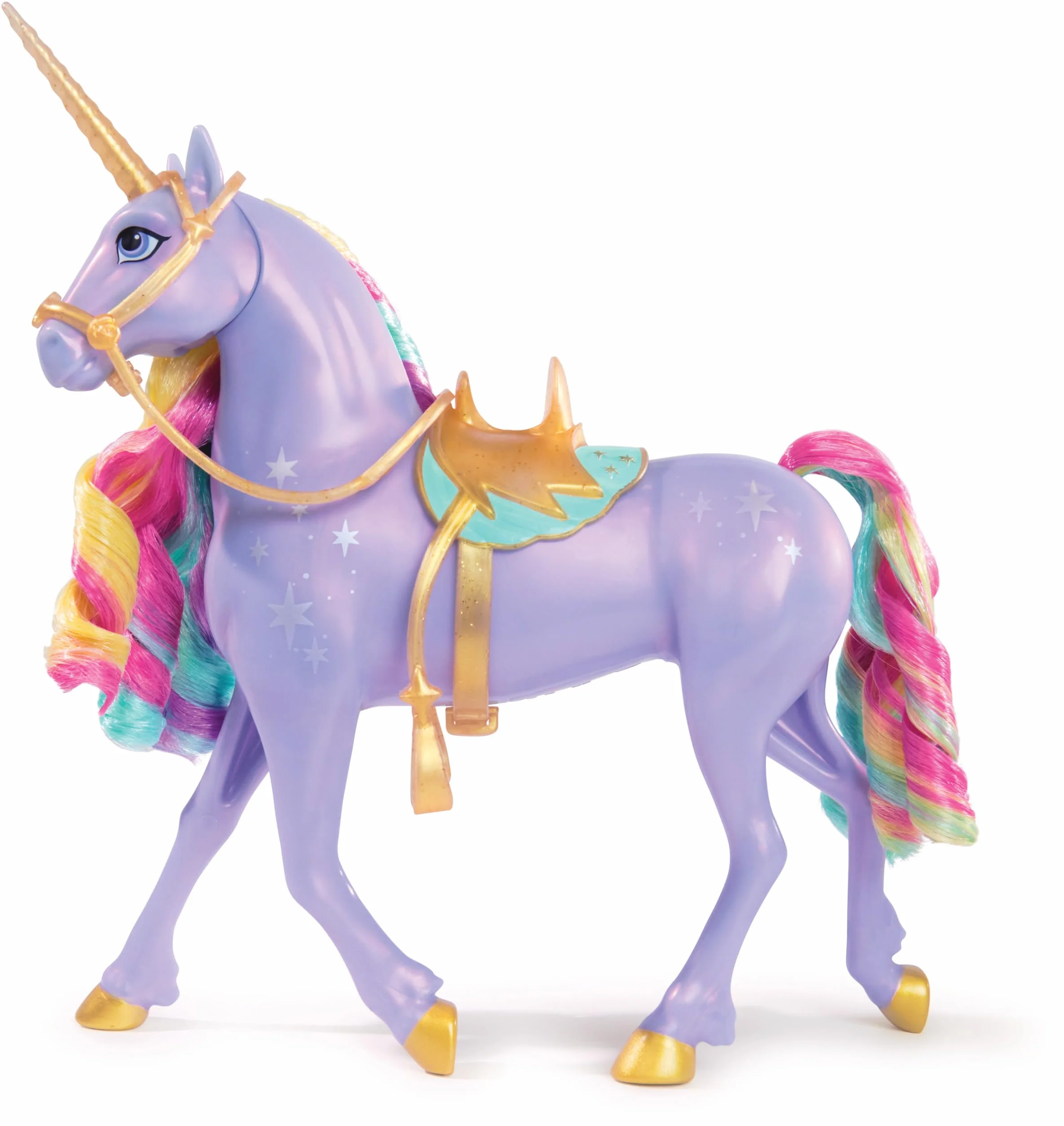 Unicorn Academy, Unicorno Wildstar Interattivo, Magica Luce dell’Arcobaleno, con Luci, Suoni e Musica, per Bambine, 4+ Anni