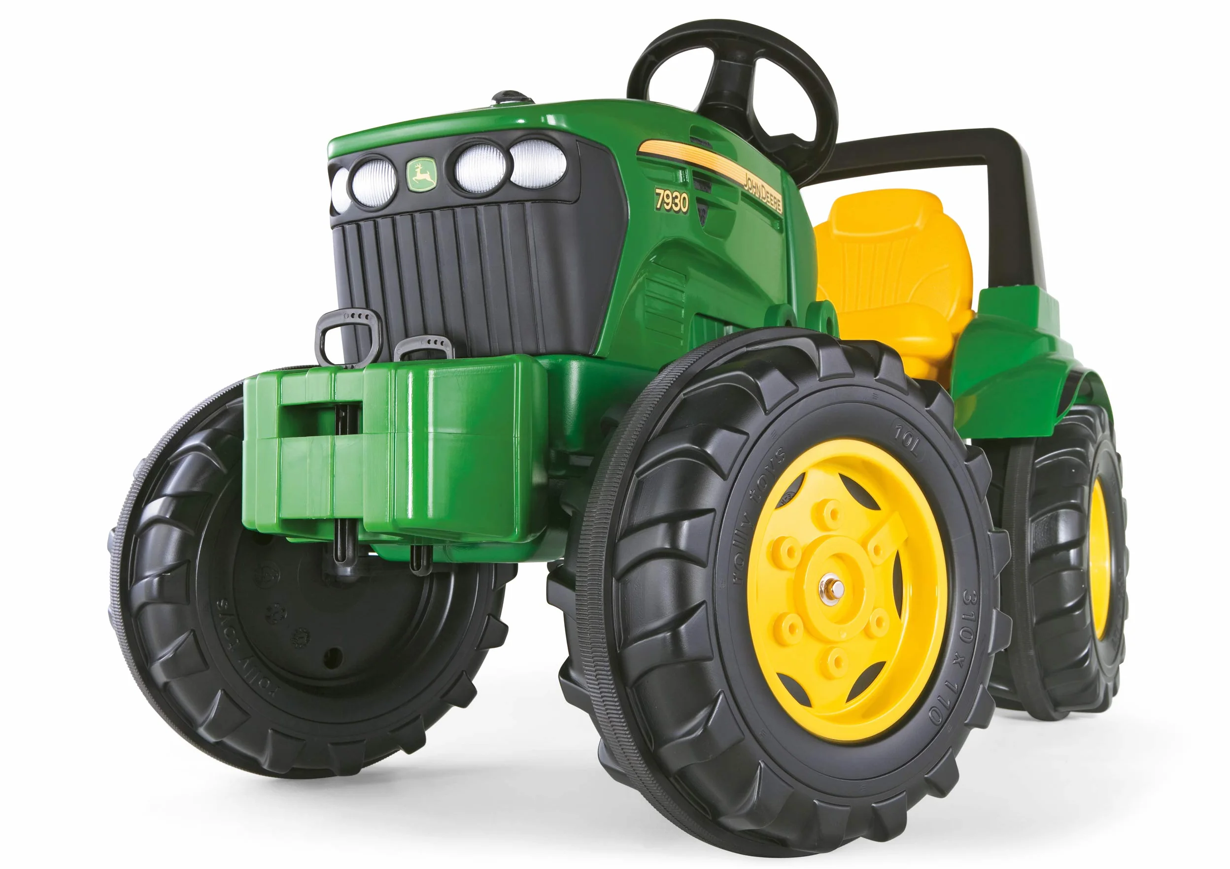 Rolly Toys rollyFarmtrac John Deere 7930 veicolo a pedali per bambini con sollevatore anteriore e posteriore