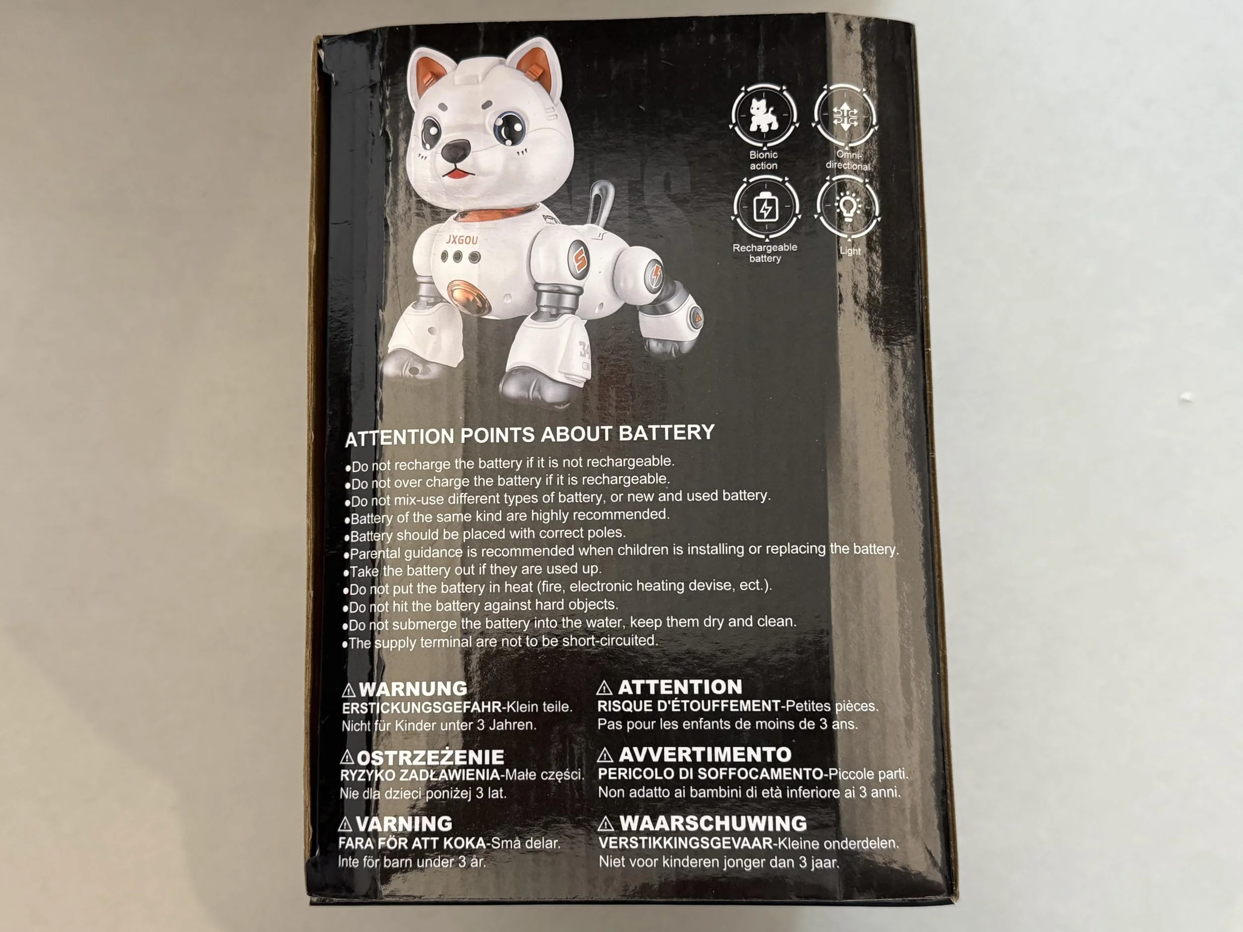 Gatto Robot per Bambini,Robot Gatto Programmabile RC con Luci e Suoni,Giocattolo Robotico Gatto Intelligente,Regalo Educativo per Bambini 8+ Anni