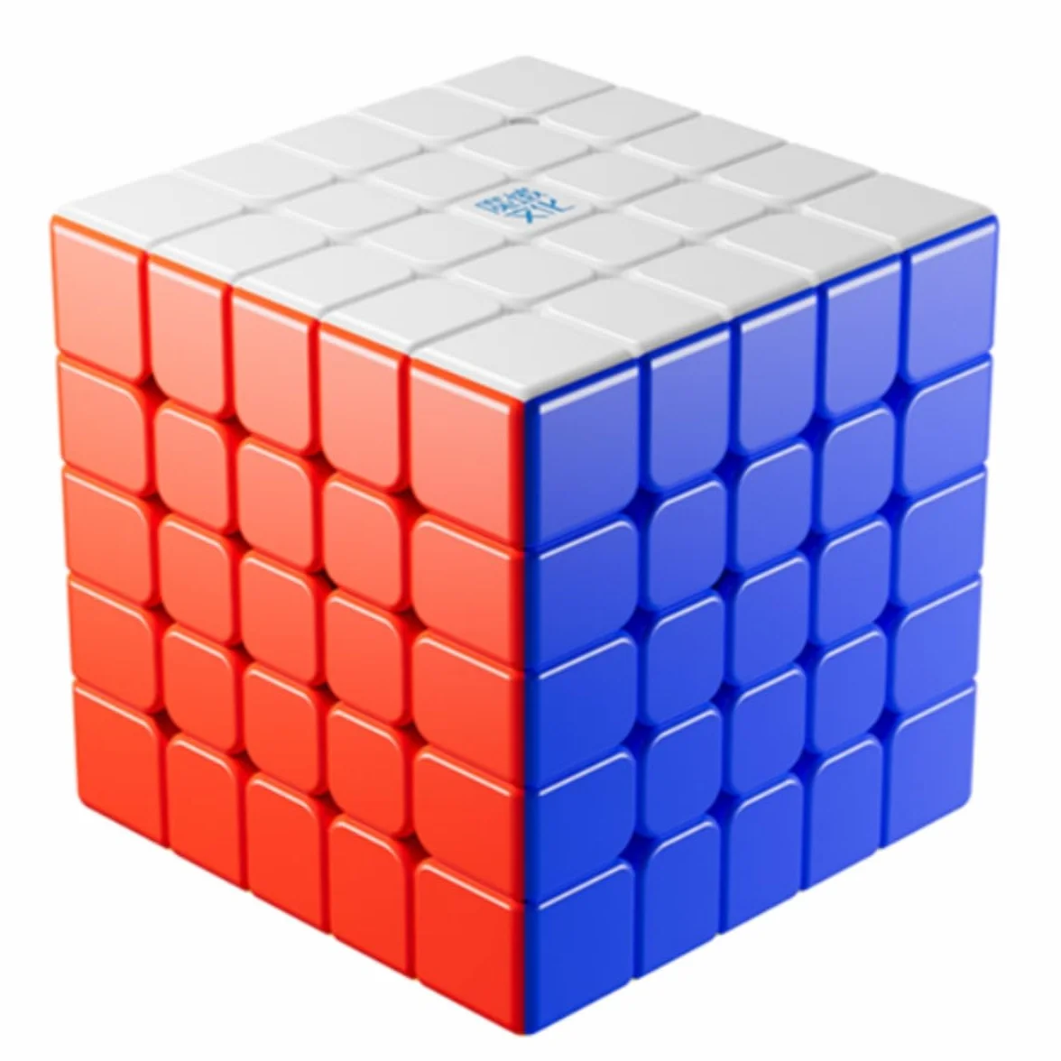 Bukefuno MoYu Aochuang V6 Double Track UV 5x5 Magic Cube Puzzle Magnetico Medio Aochuang WRM V6 112 Magneti, 2Track UV Magic Cloth Stickerless 5x5 Cube Speed