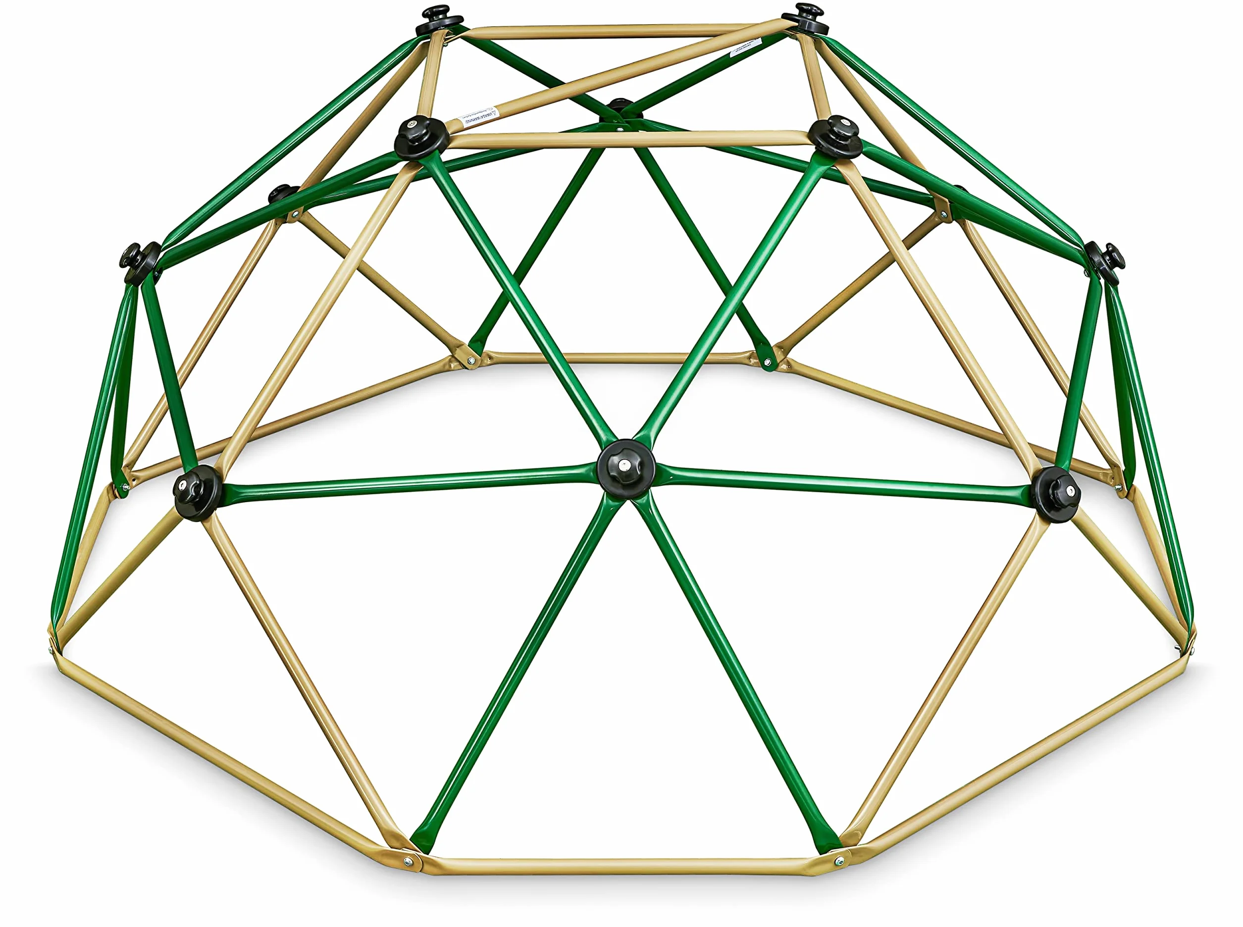 HyperMotion Cupola da Arrampicata per Bambini - Altalena da Giardino e Scivolo per Esterno con Struttura in Metallo Zincato, Portata 350 kg, Giochi per Sviluppo Motorio dai 3 Anni - 6 Ft