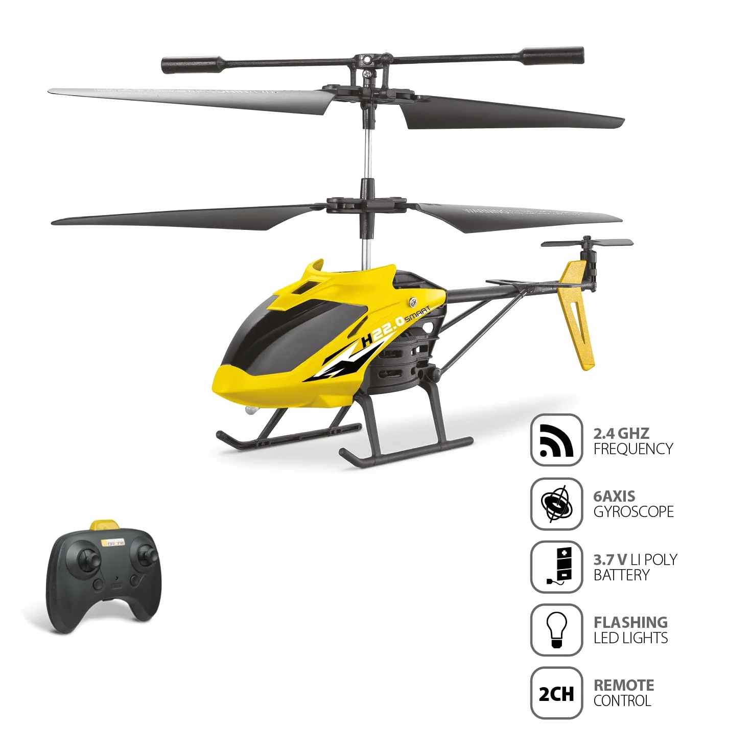 MONDO Motors Elicottero H22 Smart Ultradrone 21 cms alta stabilità