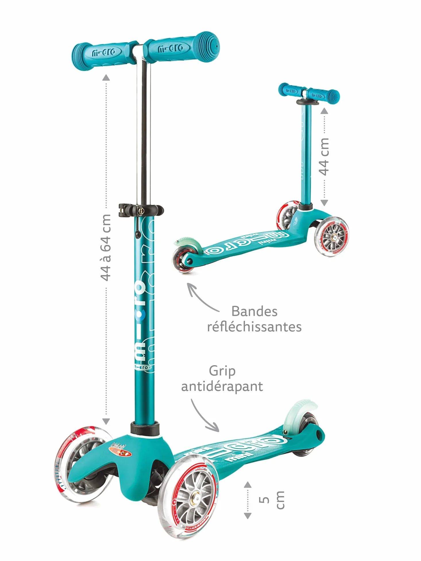 Mini Micro Deluxe monopattino verde