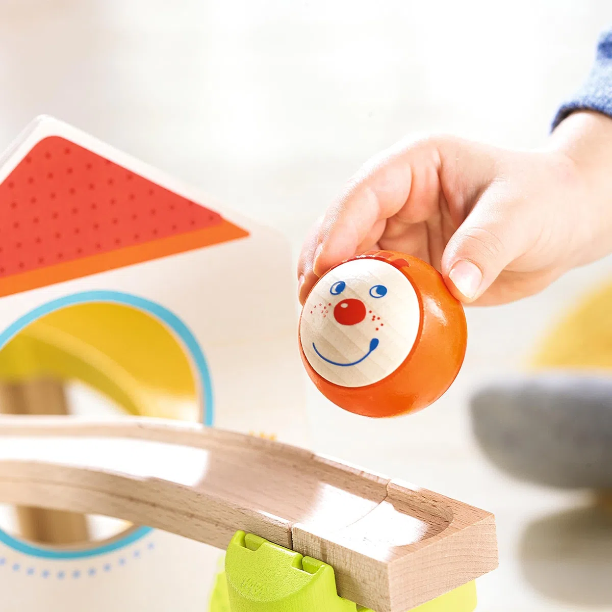 HABA 300438 Ball Track Kullerbü - Windmill Track- with Special Effects, for Ages 2 Years And Up (Made in Germany)