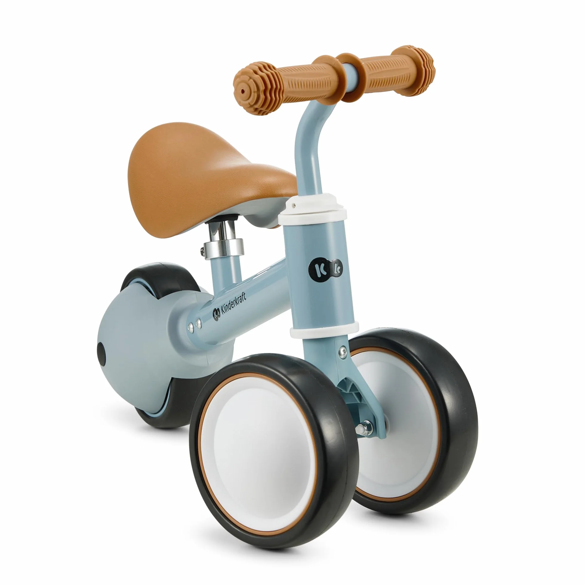 Kinderkraft CUTIE Bici senza Pedali, Bicicletta in Metallo, Sella Regolabile, Leggero Triciclo, da 1 Anno, Blu