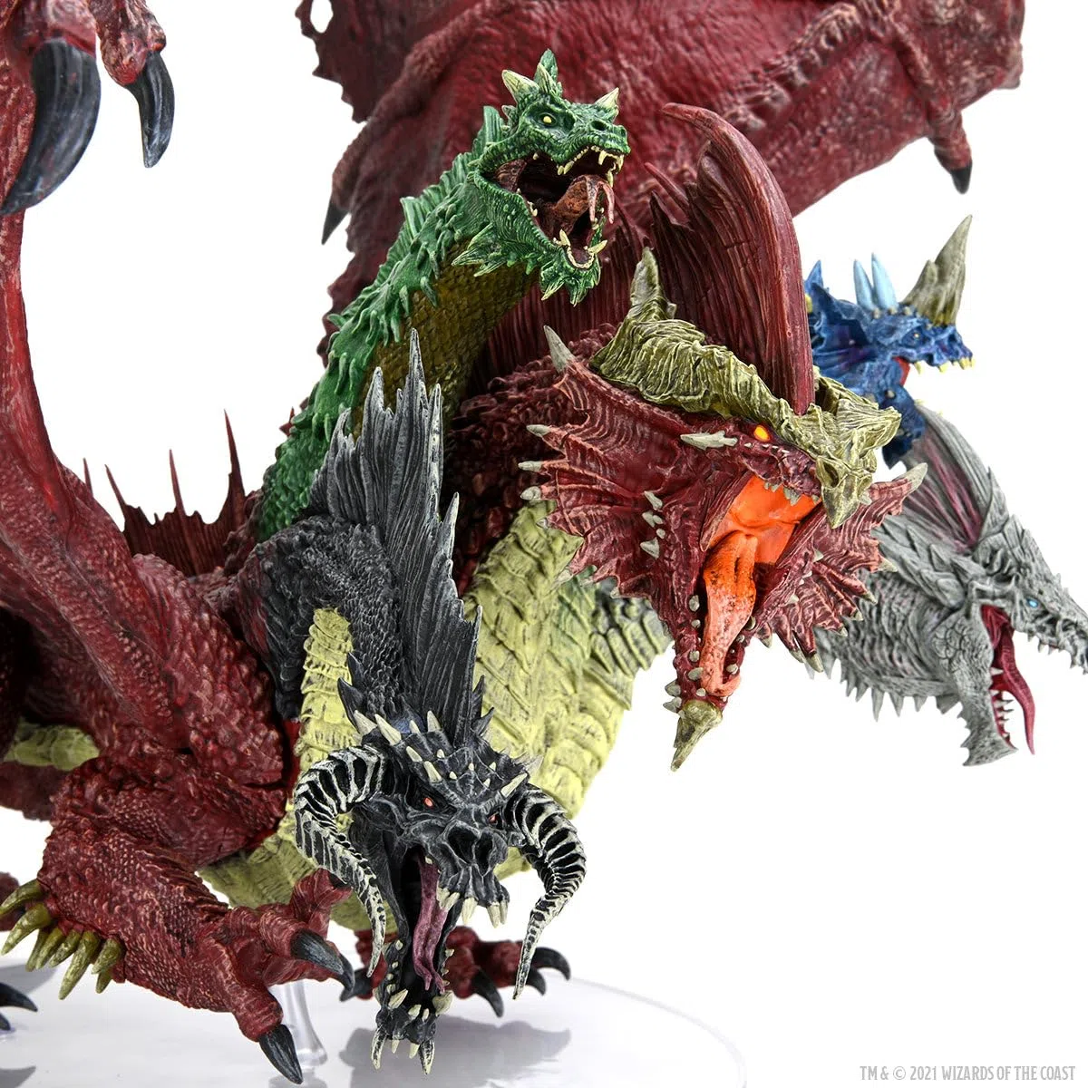 WizKids D&D Icons of The Realms Miniatures: Gargantuan Tiamat, Azione, 1 miniatura Tiamat Gargantuan preverniciata, Big Kid, Teen, Adult