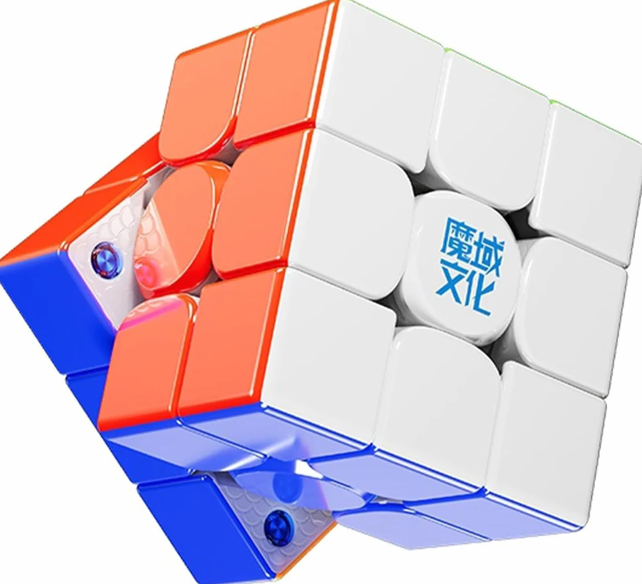 Moyu Weilong V11 2025 Speed Cube 3x3 Senza Adesivi Cubo Puzzle 3x3 Tensione Regolabile 64 Magneti 3 per 3 Liscio Professionale Magnetico Master Cube (Versione UV a Nucleo Sferico)