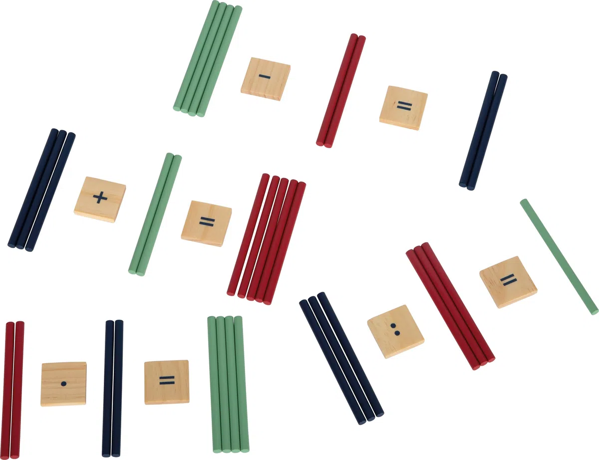 Small Foot Scatola didattica con regoli numeri educate in legno gioco matematico 12559
