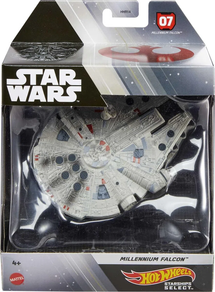 Hot Wheels Star Wars Millennium Falcon Metal Starship 1/50