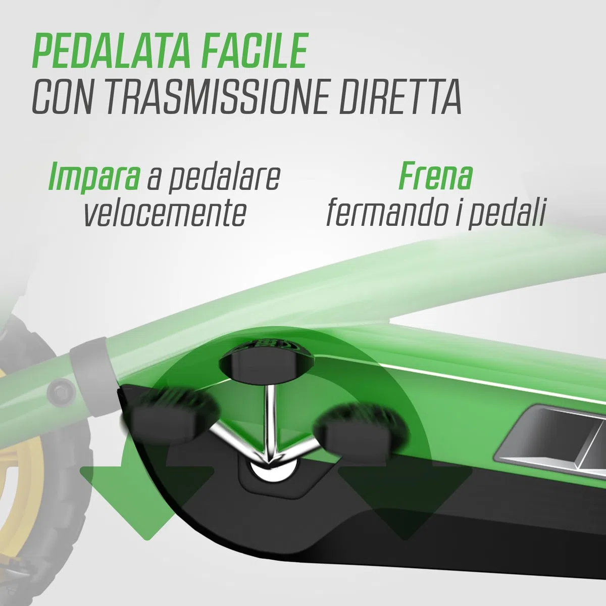 Berg Quad per Bambini Buzzy John Deere 24.30.11.00