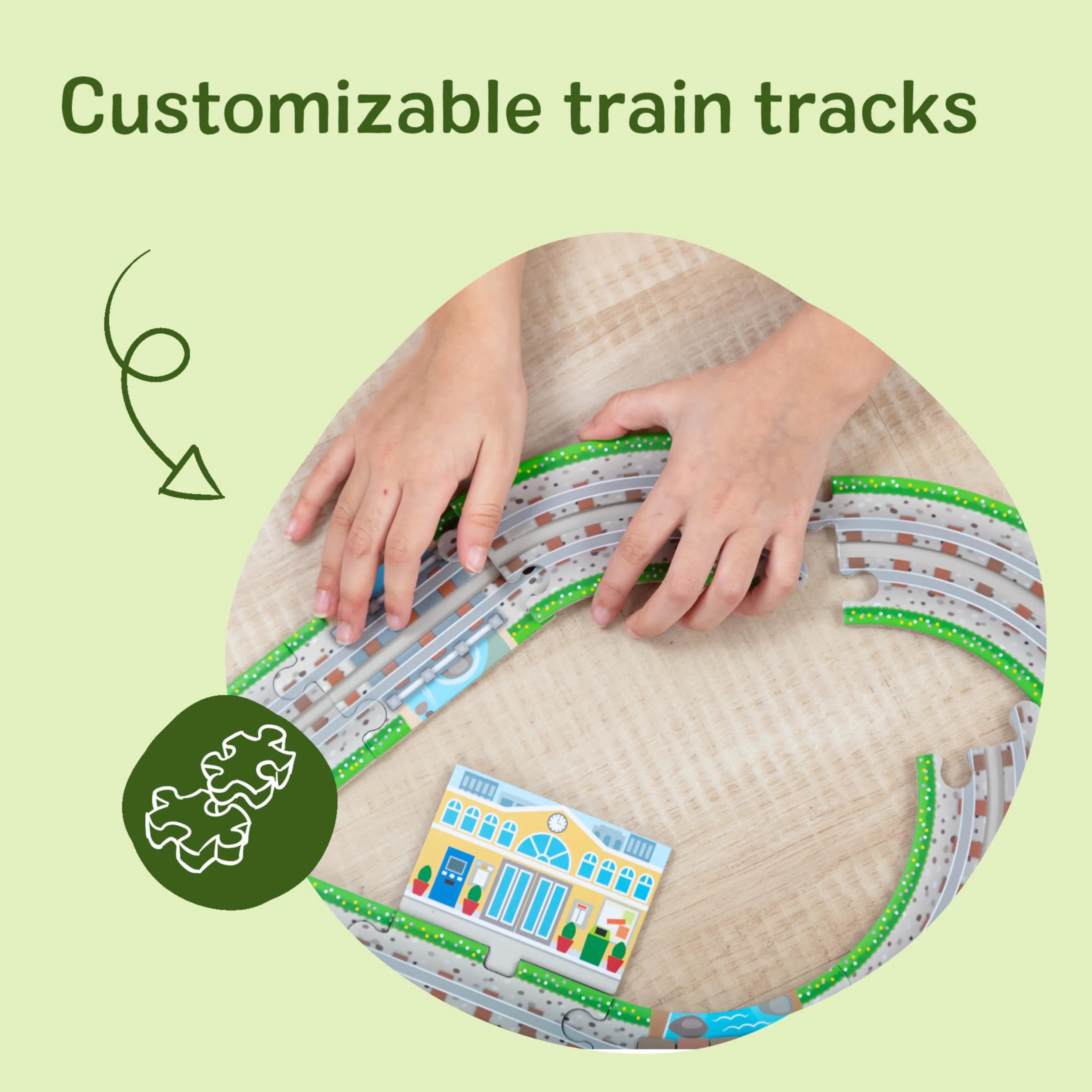 BYO Tracks - Puzzle da pavimento