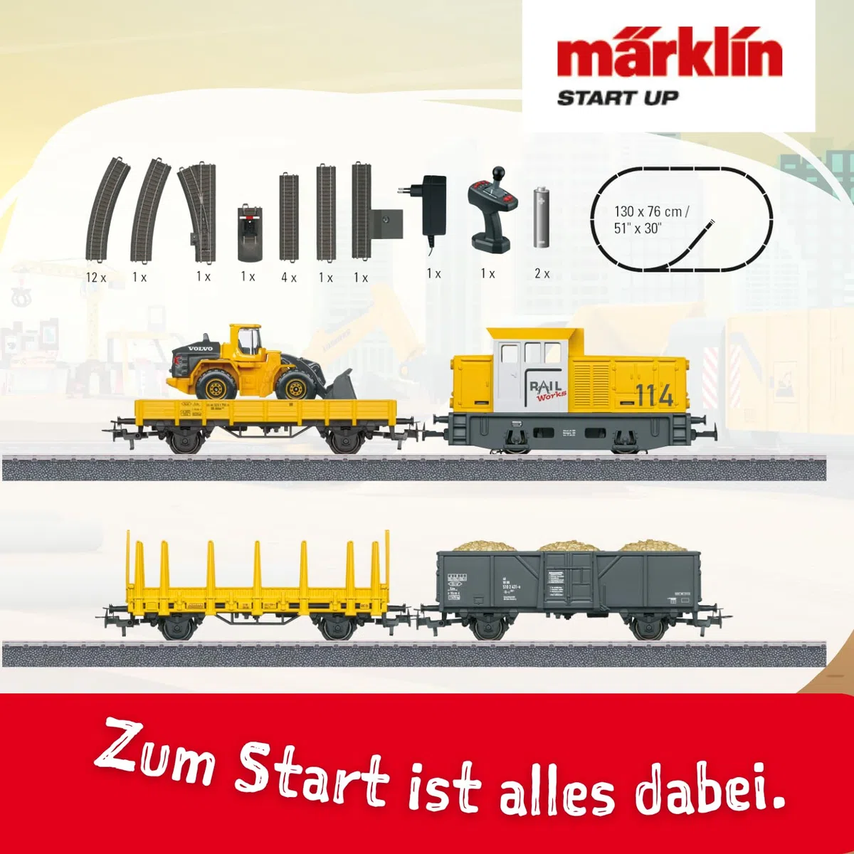 Märklin Start up - Kit iniziale cantiere