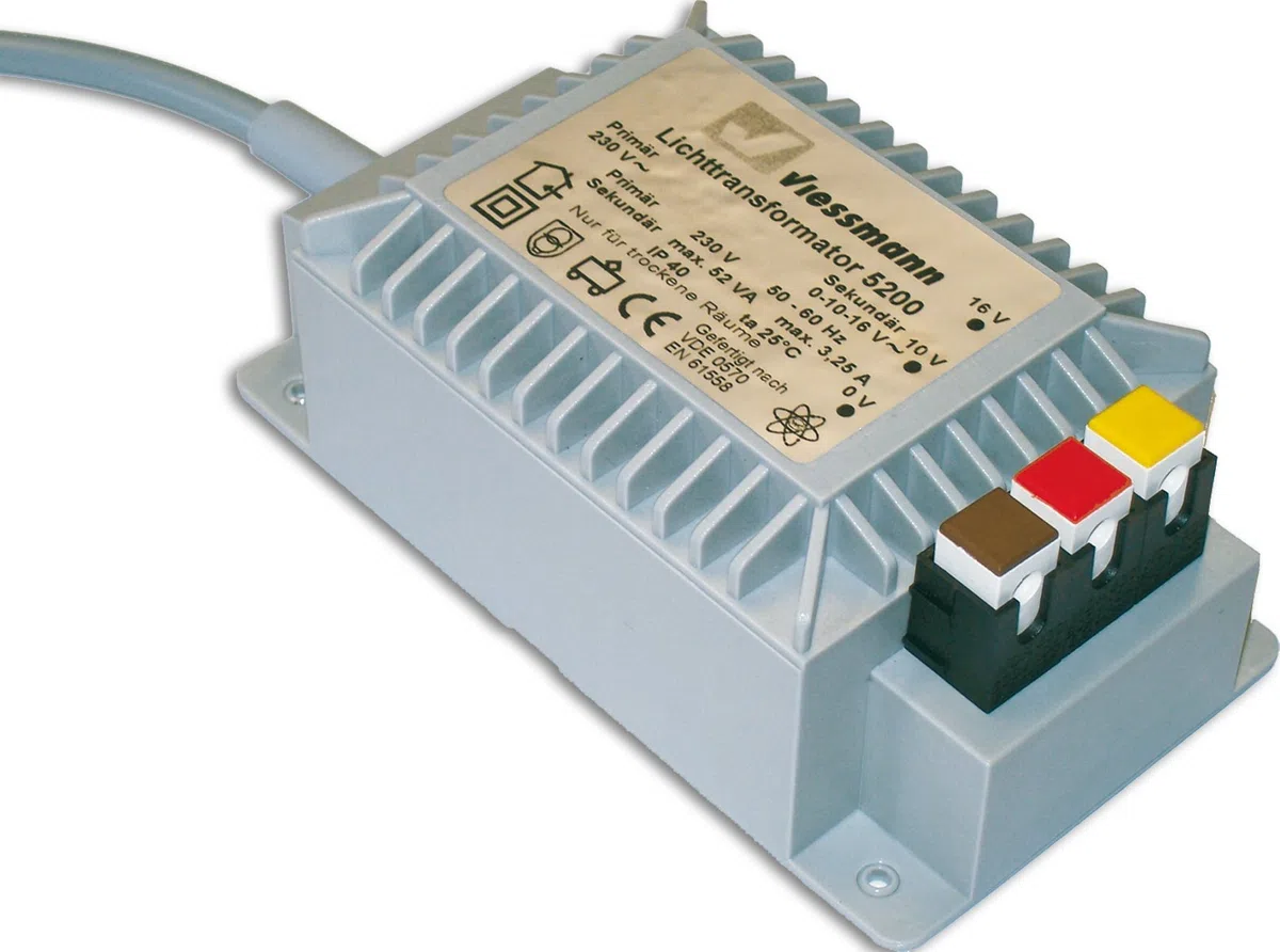 Viessmann 5200 - Trasformatore per luci 16 V, 52 VA
