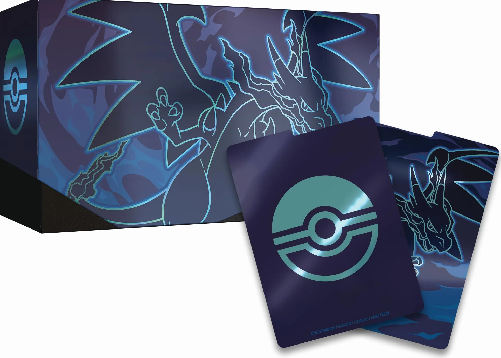 Pokémon GCC: Set Allenatore Fuoriclasse Fiamme Spettrali Megaevoluzione - Carta Promozionale, 9 Buste Espansione, Accessori Premium